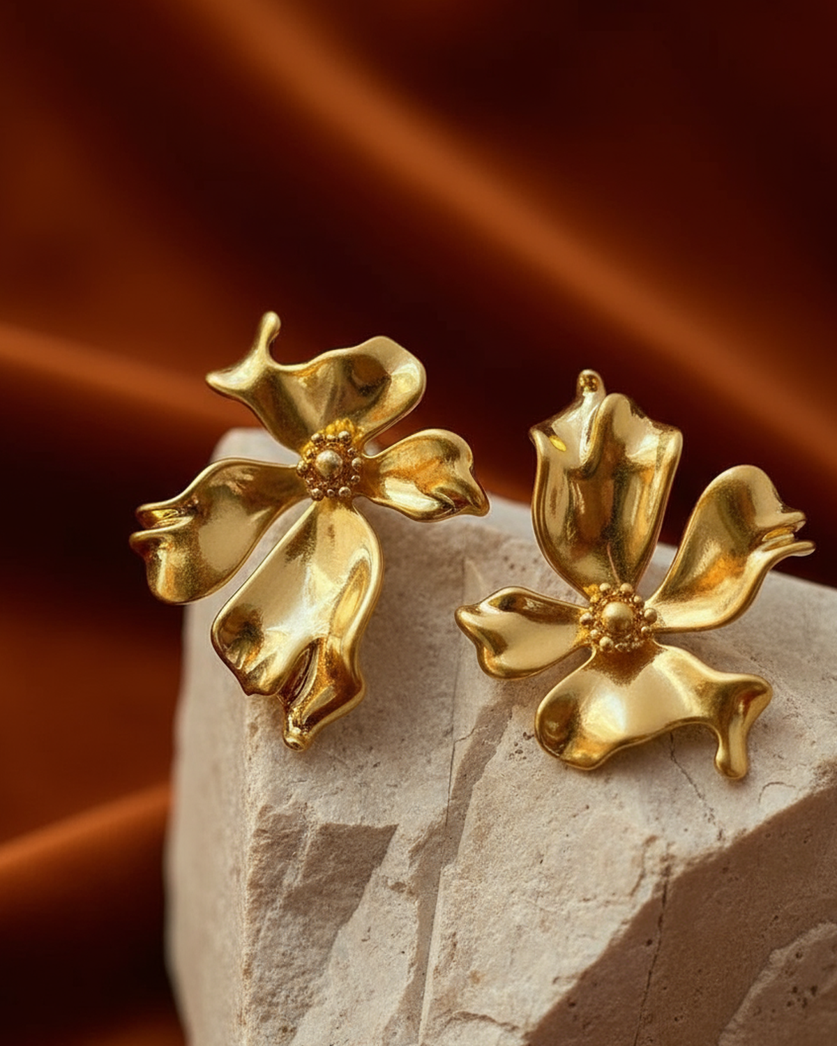 Molten Bloom Earrings