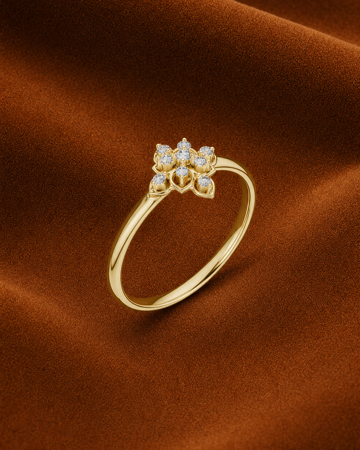 Quatrefoil Cluster Ring by MONICONIC