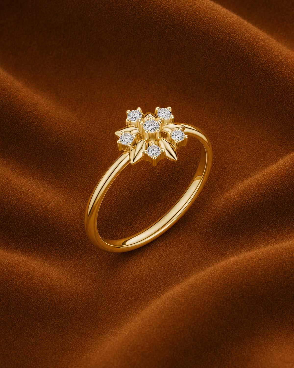 Floral Cluster Ring by MONICONIC