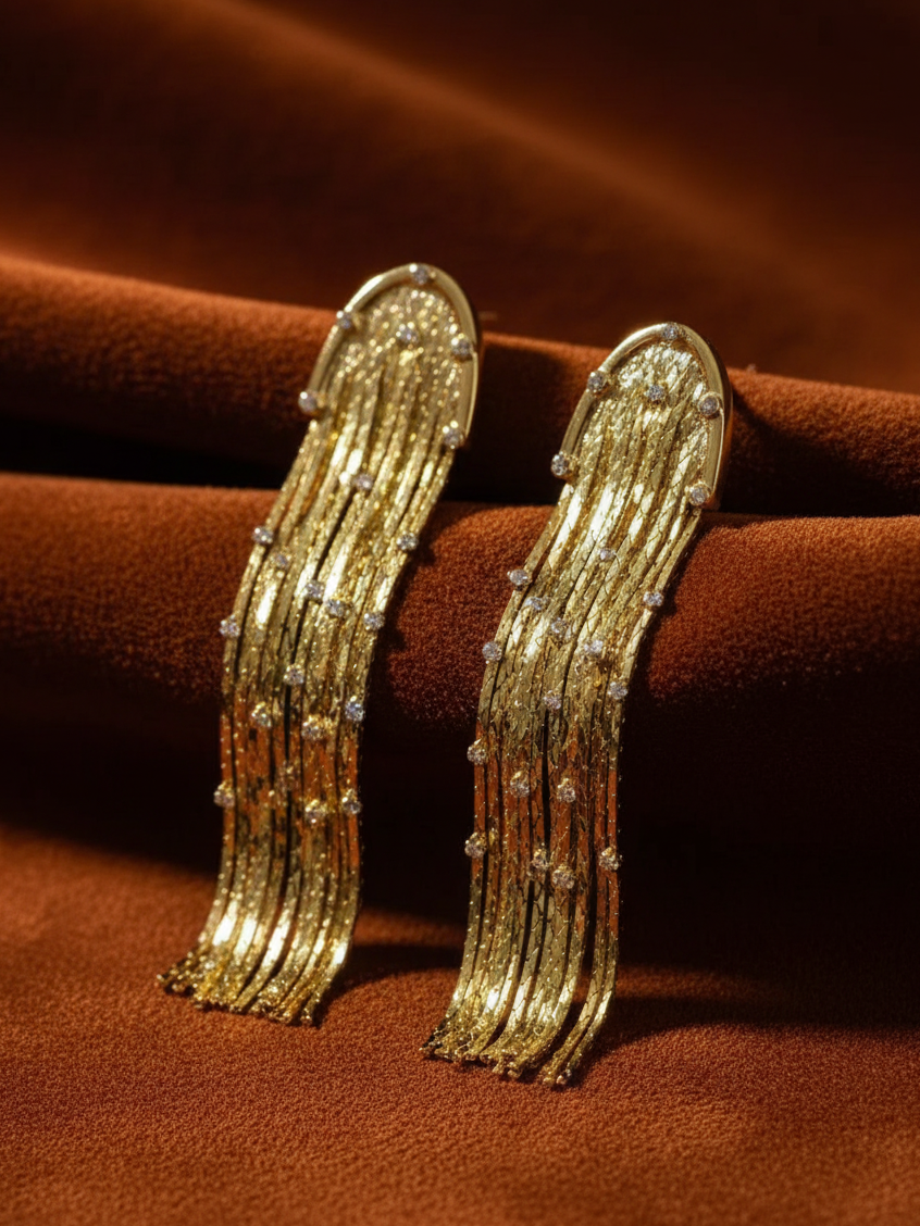 Celeste Drape Earrings