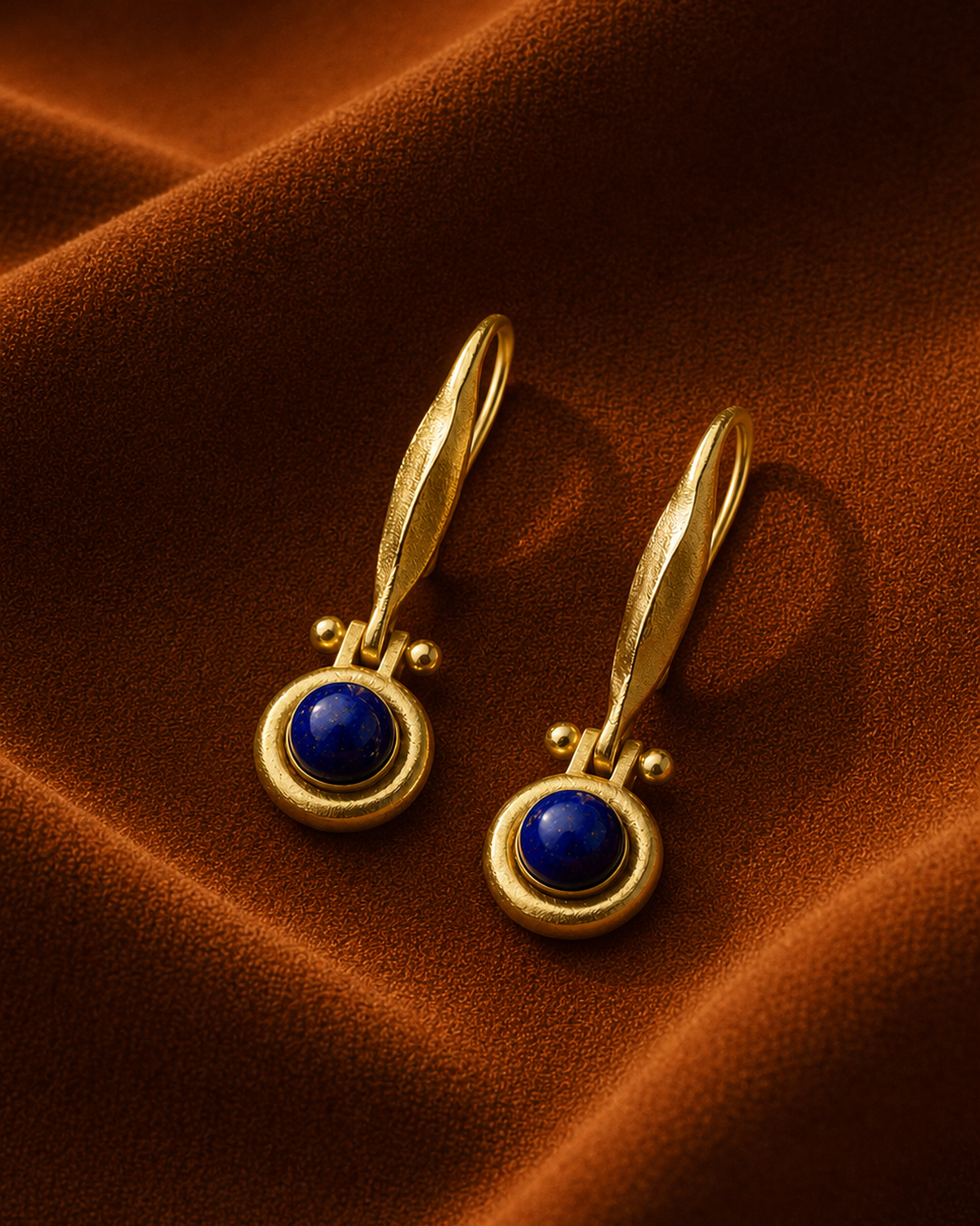 Stacked Cube Diamond Drop Earrings by MONICONIC
