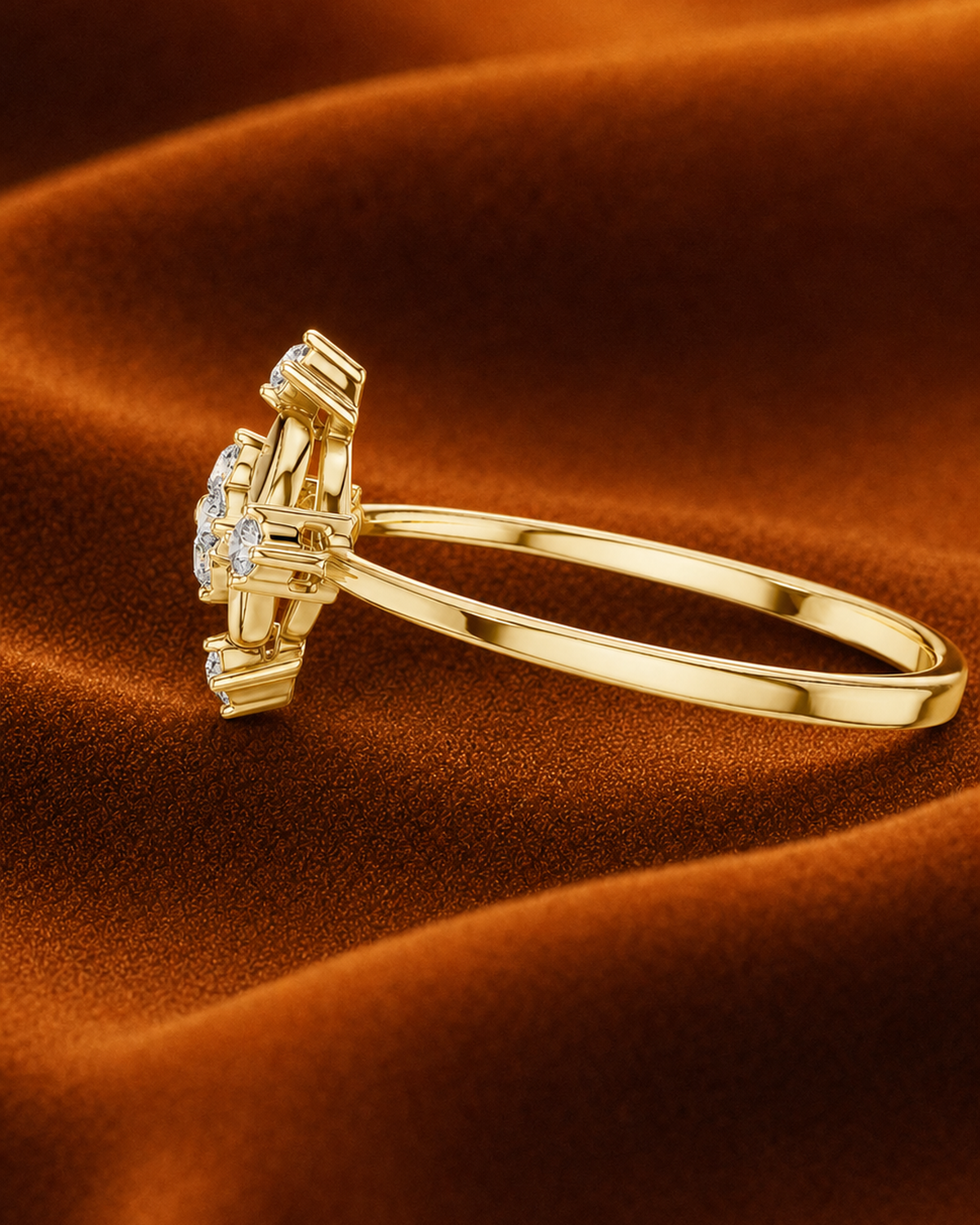Quatrefoil Medallion Ring by MONICONIC