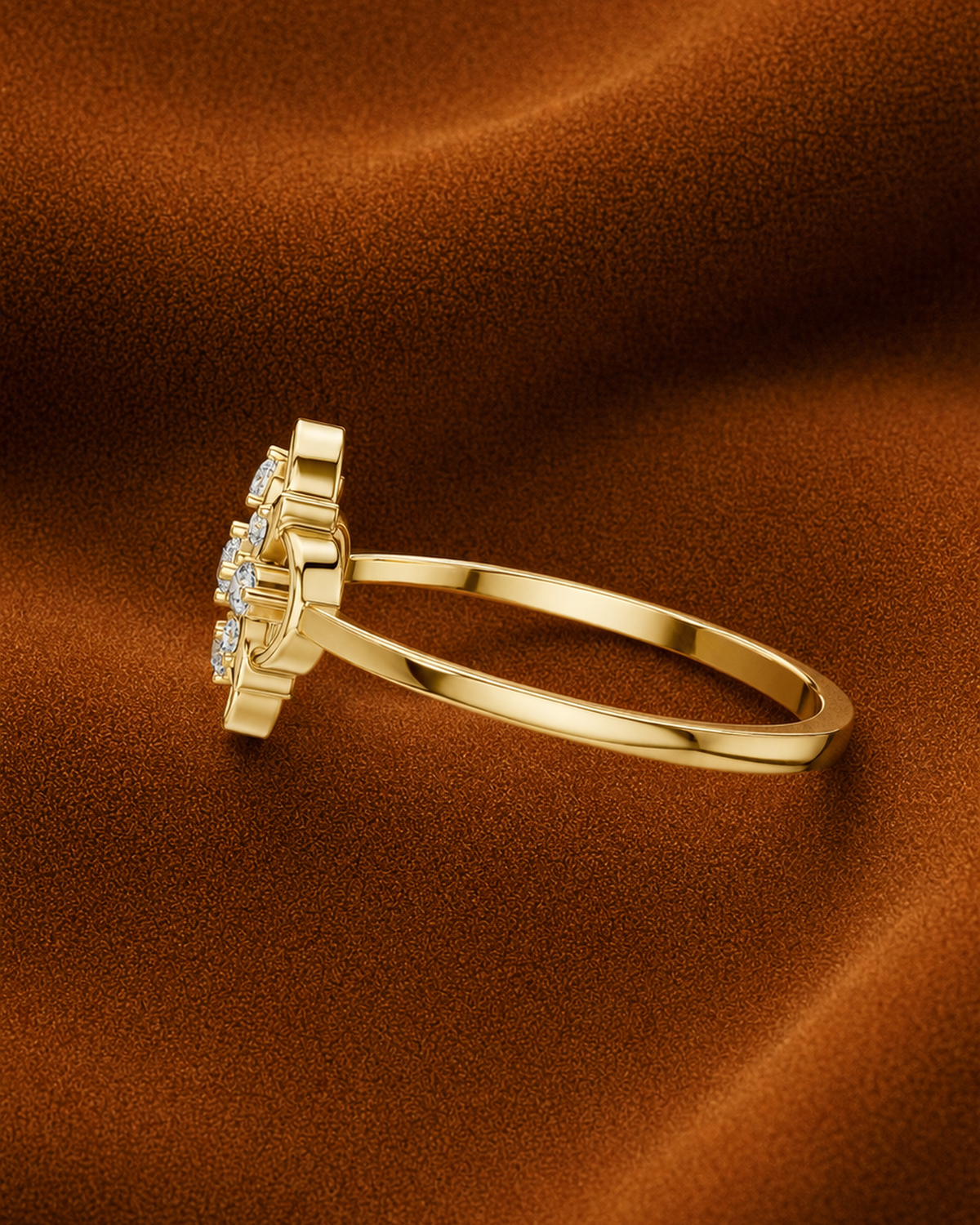 Quatrefoil Rosette Ring by MONICONIC