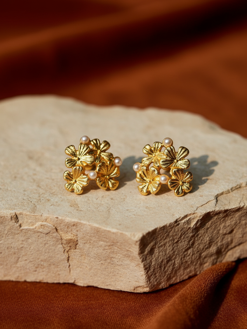 Petal Crest Studs