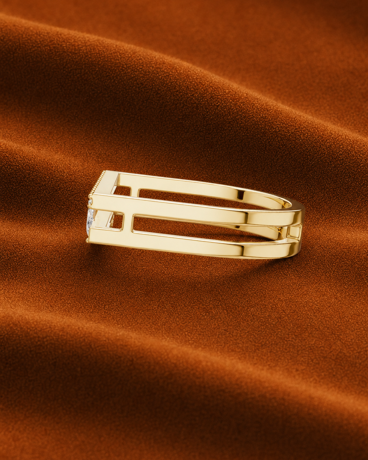 Marquise Duo Bar Ring by MONICONIC