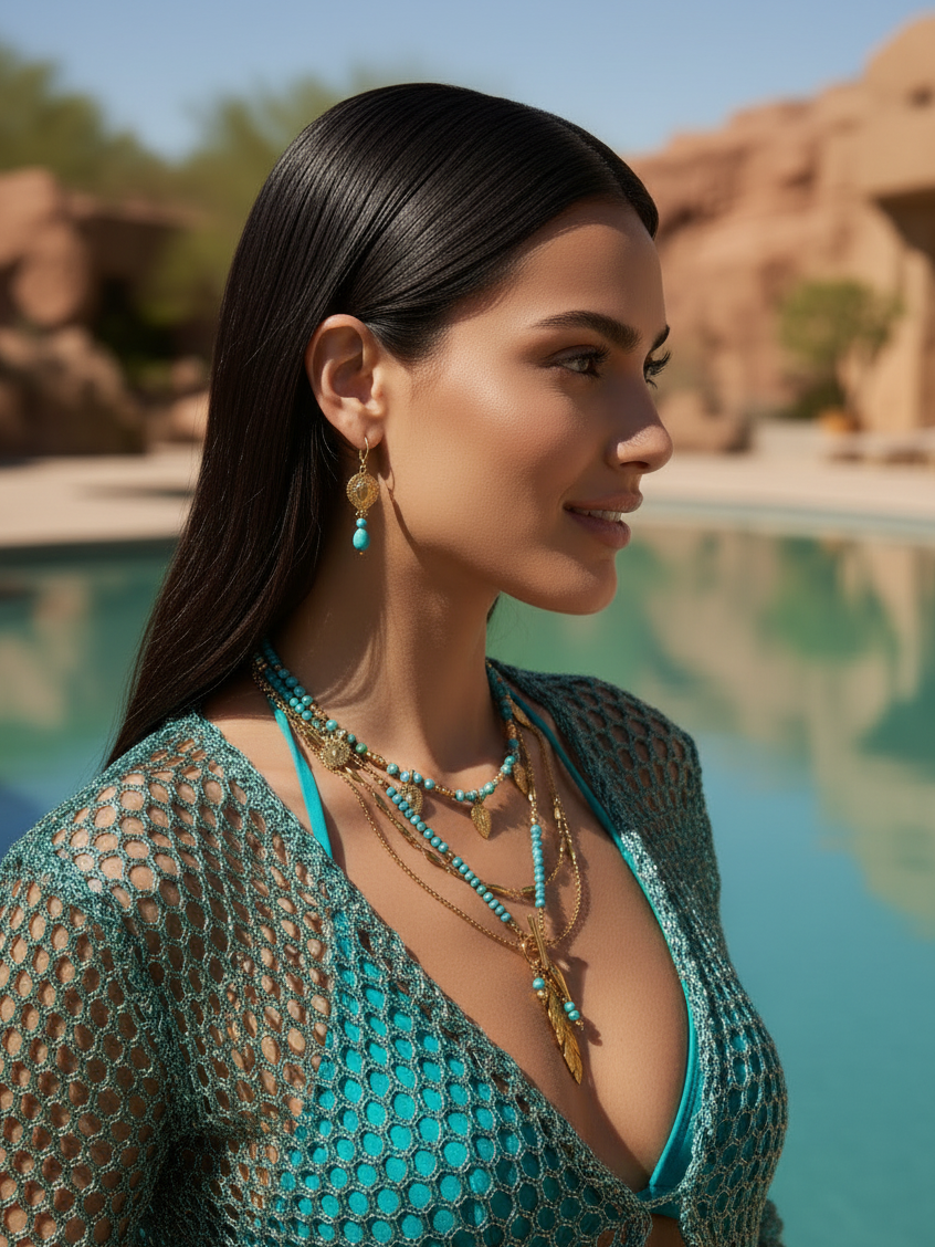 Turquoise Statement Layers