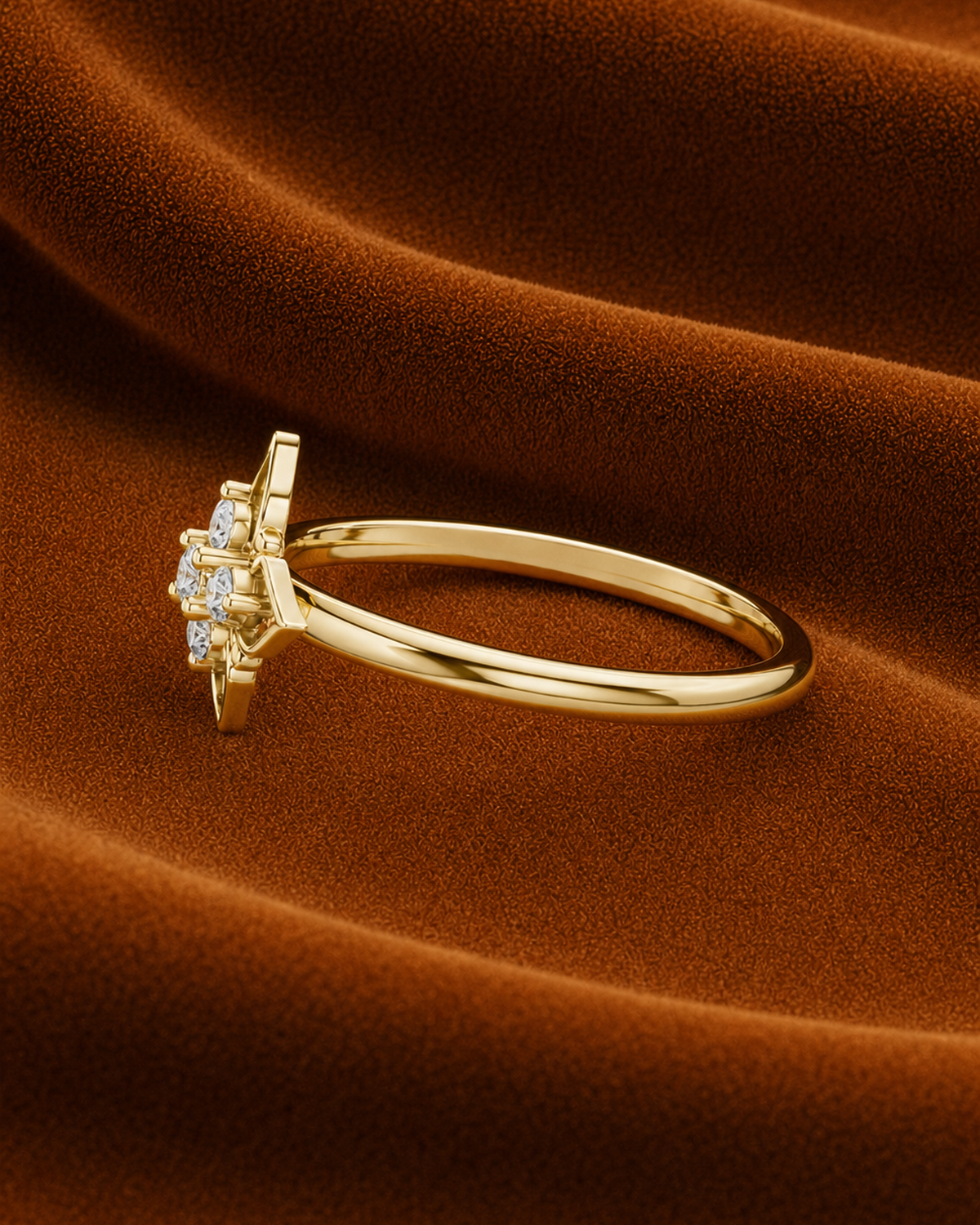 Quatrefoil Petal Ring by MONICONIC