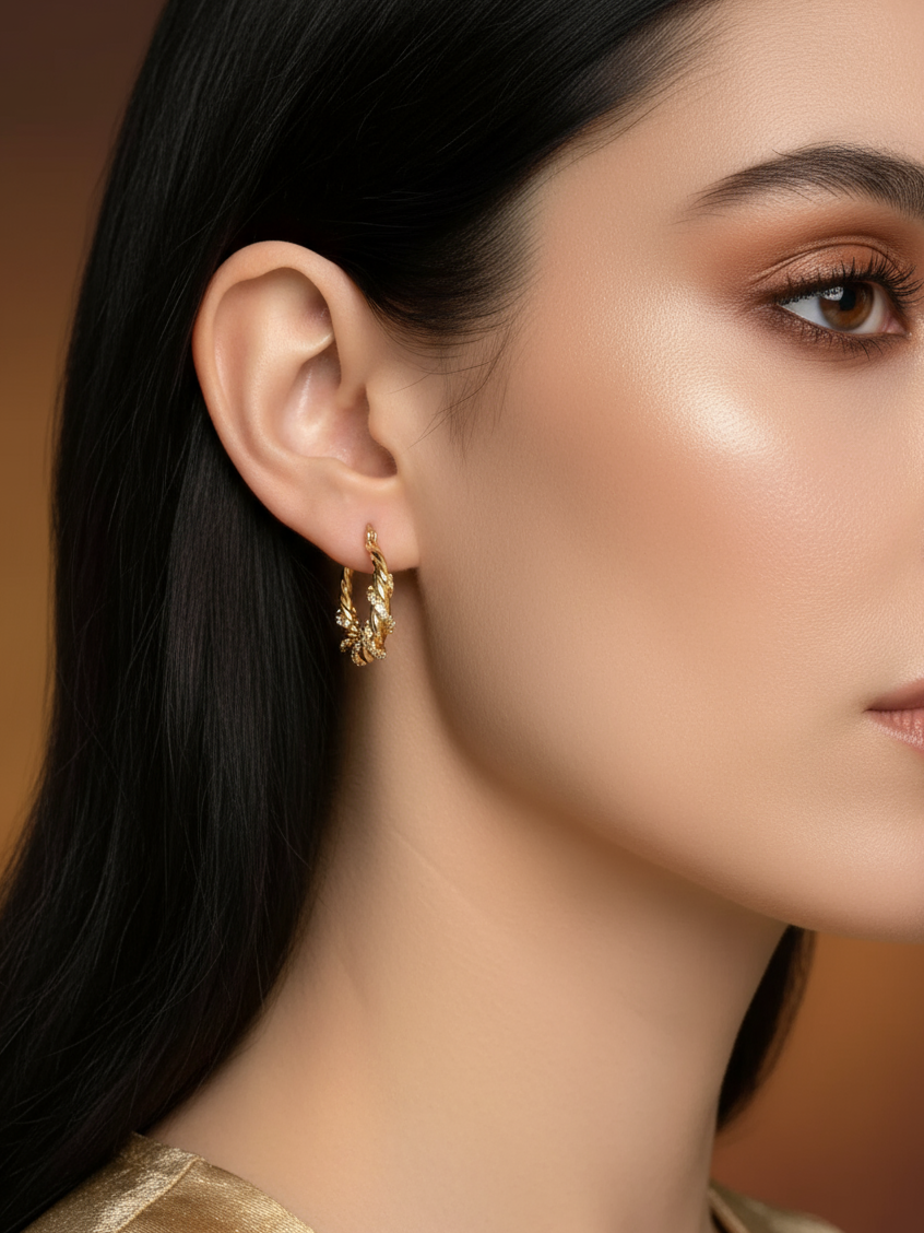 Twist Mirage Hoops