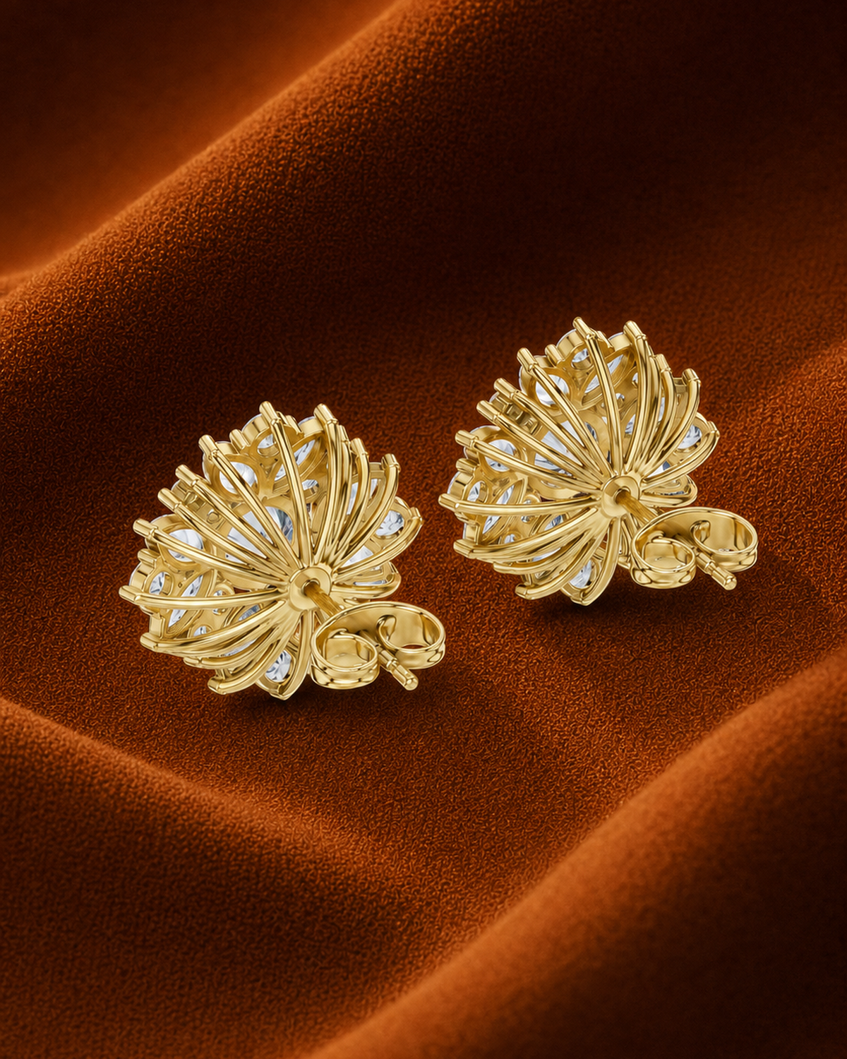 Marquise Petal Lab-Grown Diamond Studs by MONICONIC