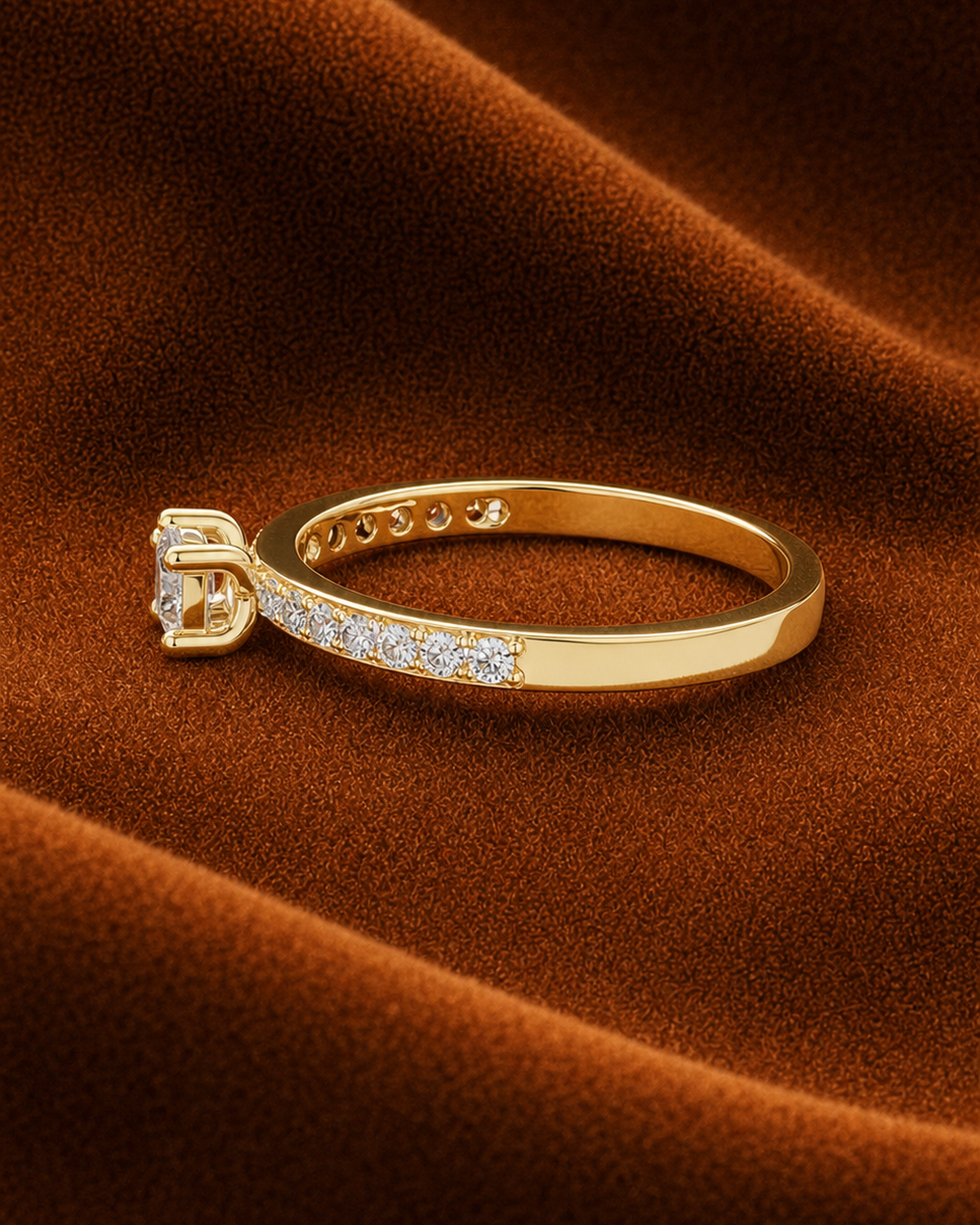 East West Baguette Ring by MONICONIC