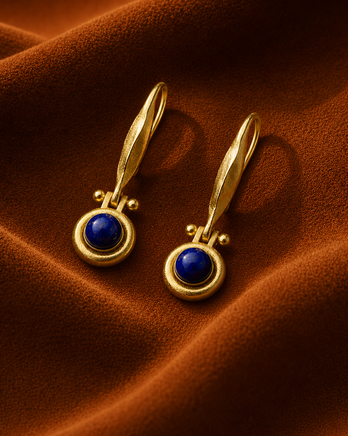 Stacked Cube Diamond Drop Earrings by MONICONIC