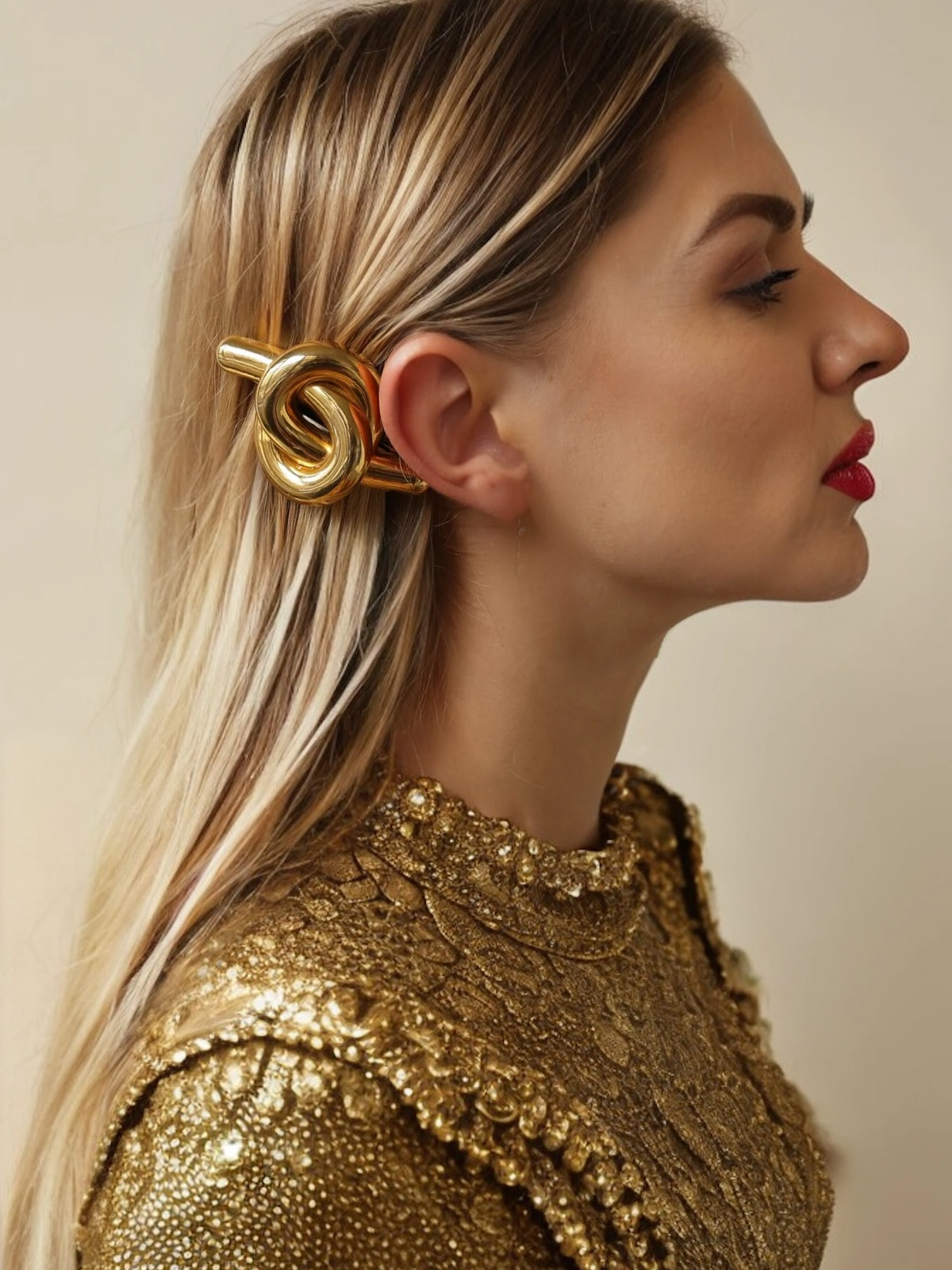 Knotted Dome Barrette