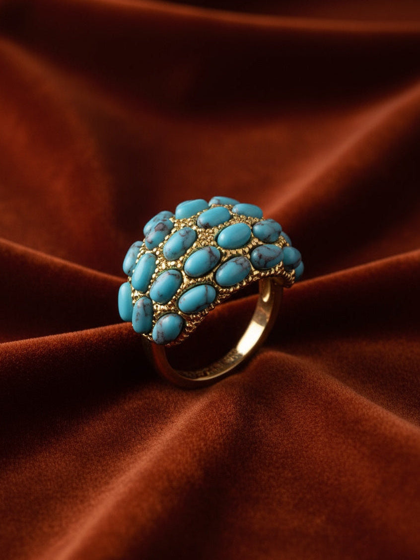 Turquoise Dome Ring