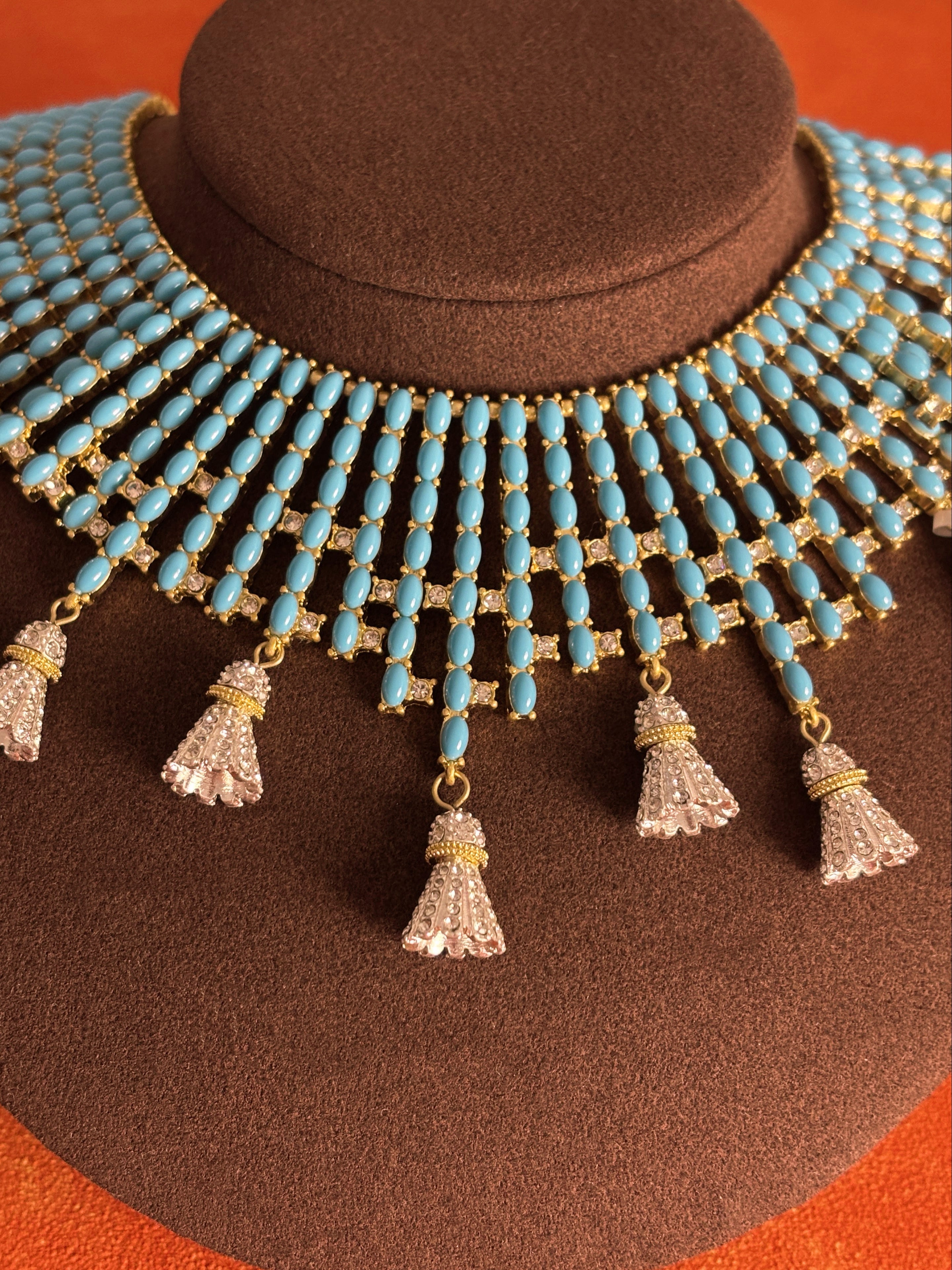 Azure Fringe Collar