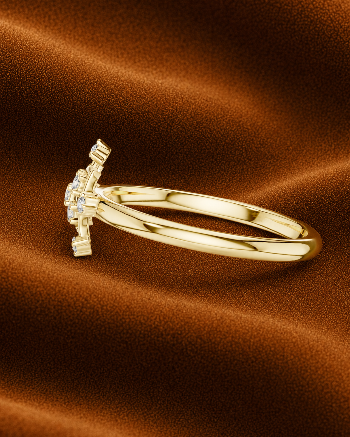 Quatrefoil Cluster Ring by MONICONIC