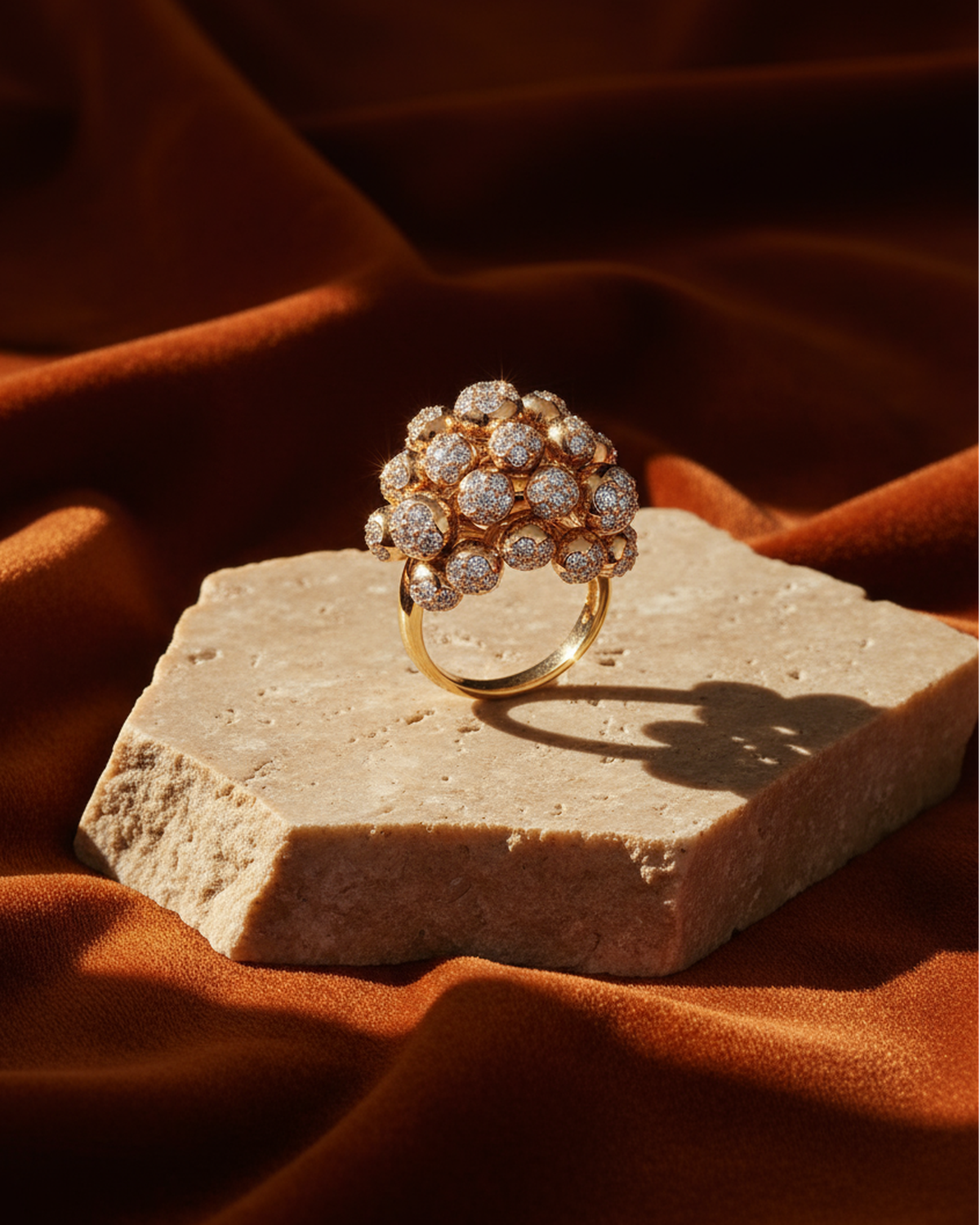 GOLDEN HOUR HALO DRIFT RING