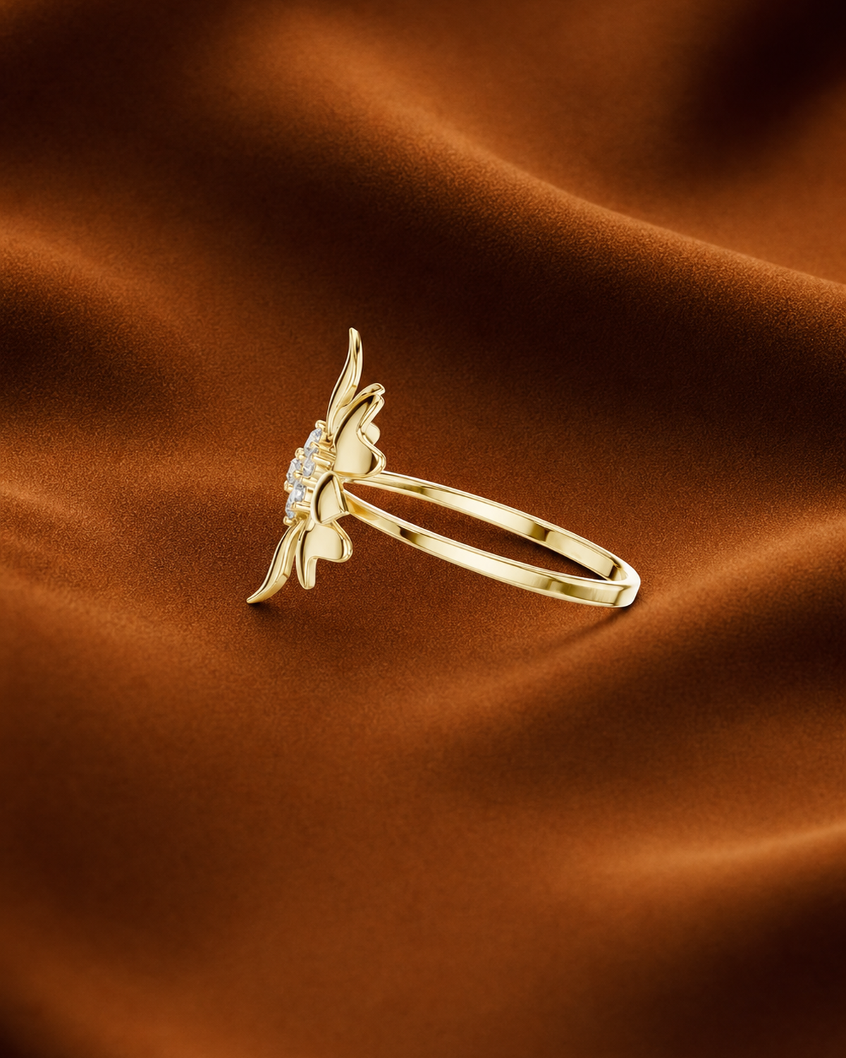 Openwork Petal Ring by MONICONIC