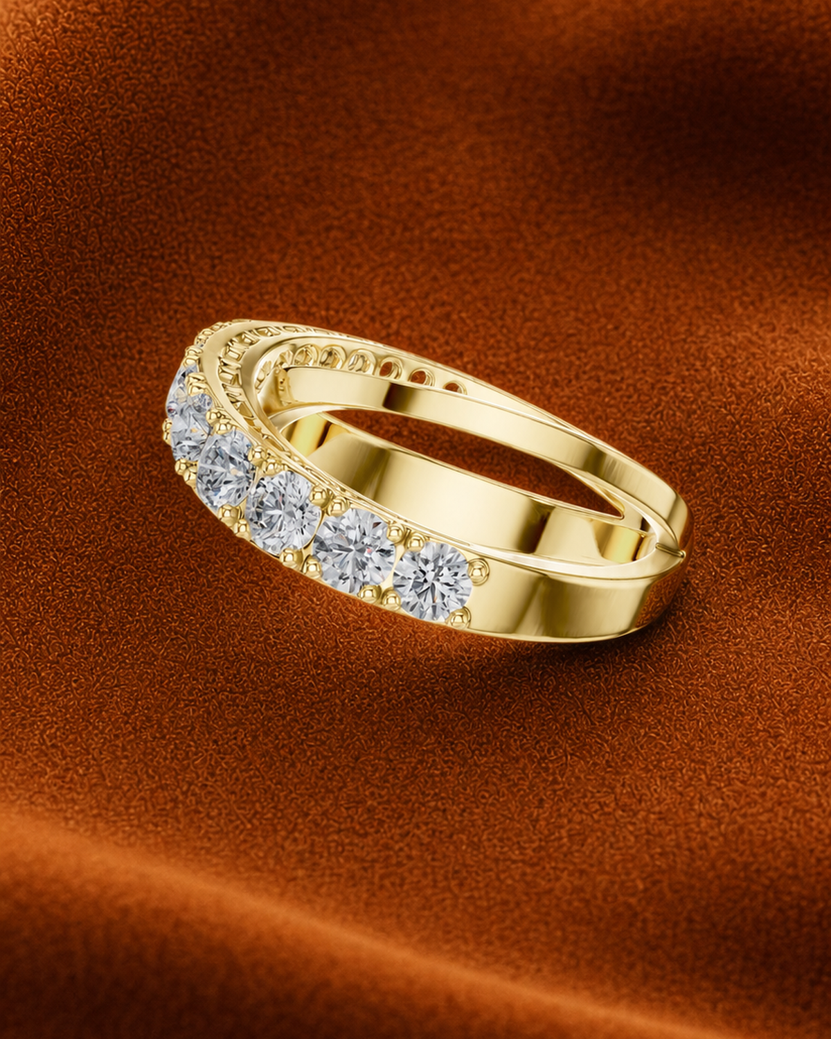Graduated Crossover Ring by MONICONIC