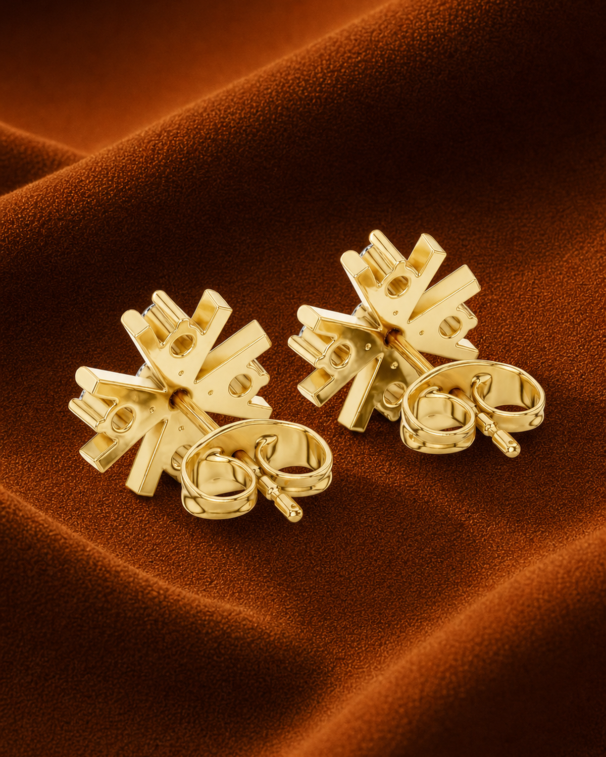 Starburst Diamond Stud Earrings by MONICONIC