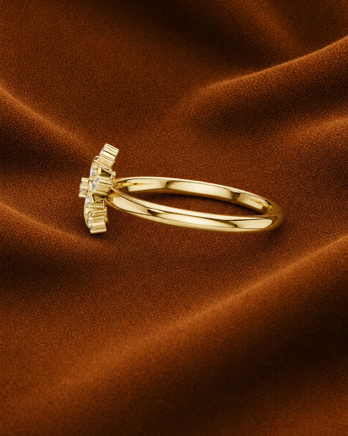 Floral Rosette Ring by MONICONIC