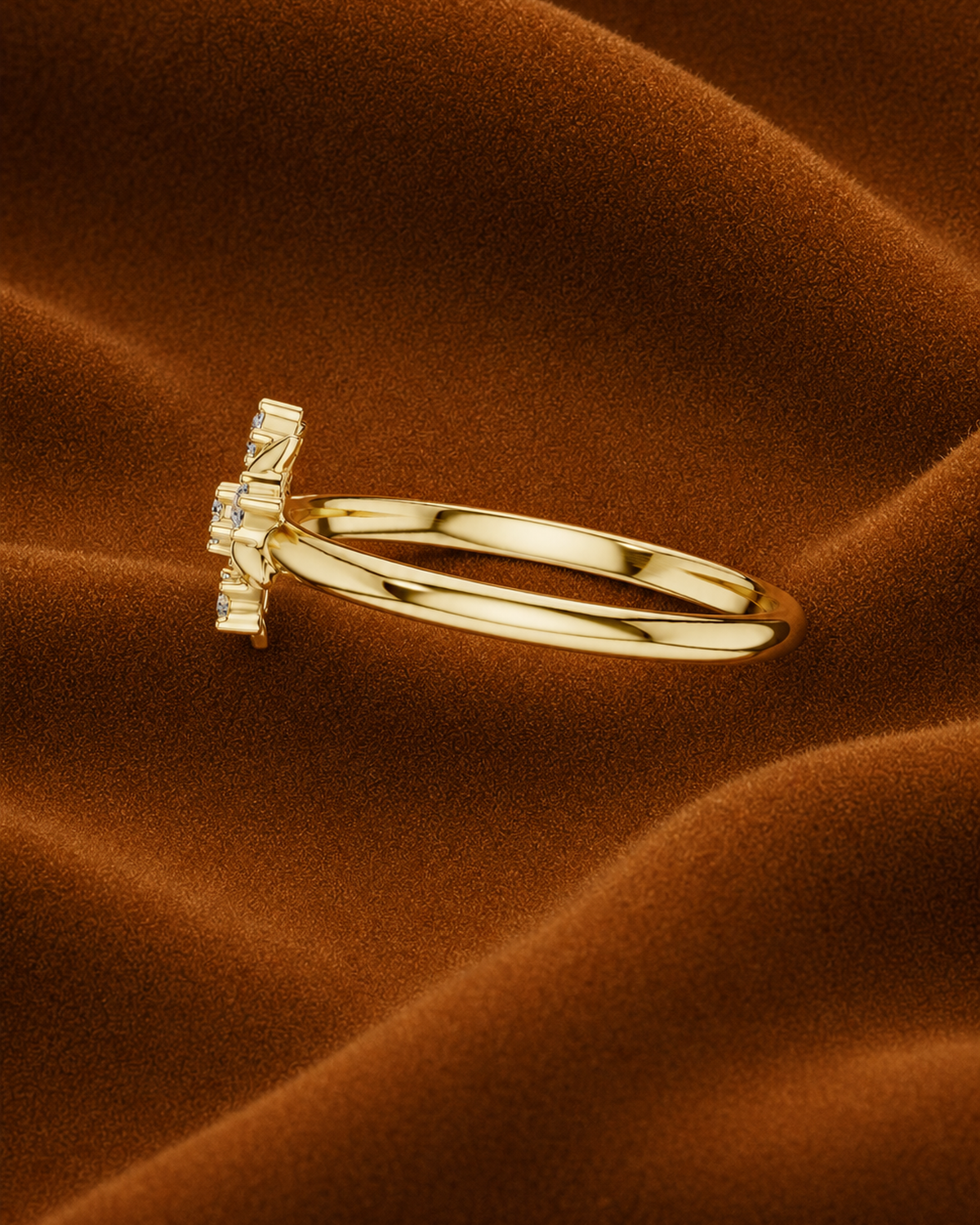 Floral Cluster Ring by MONICONIC
