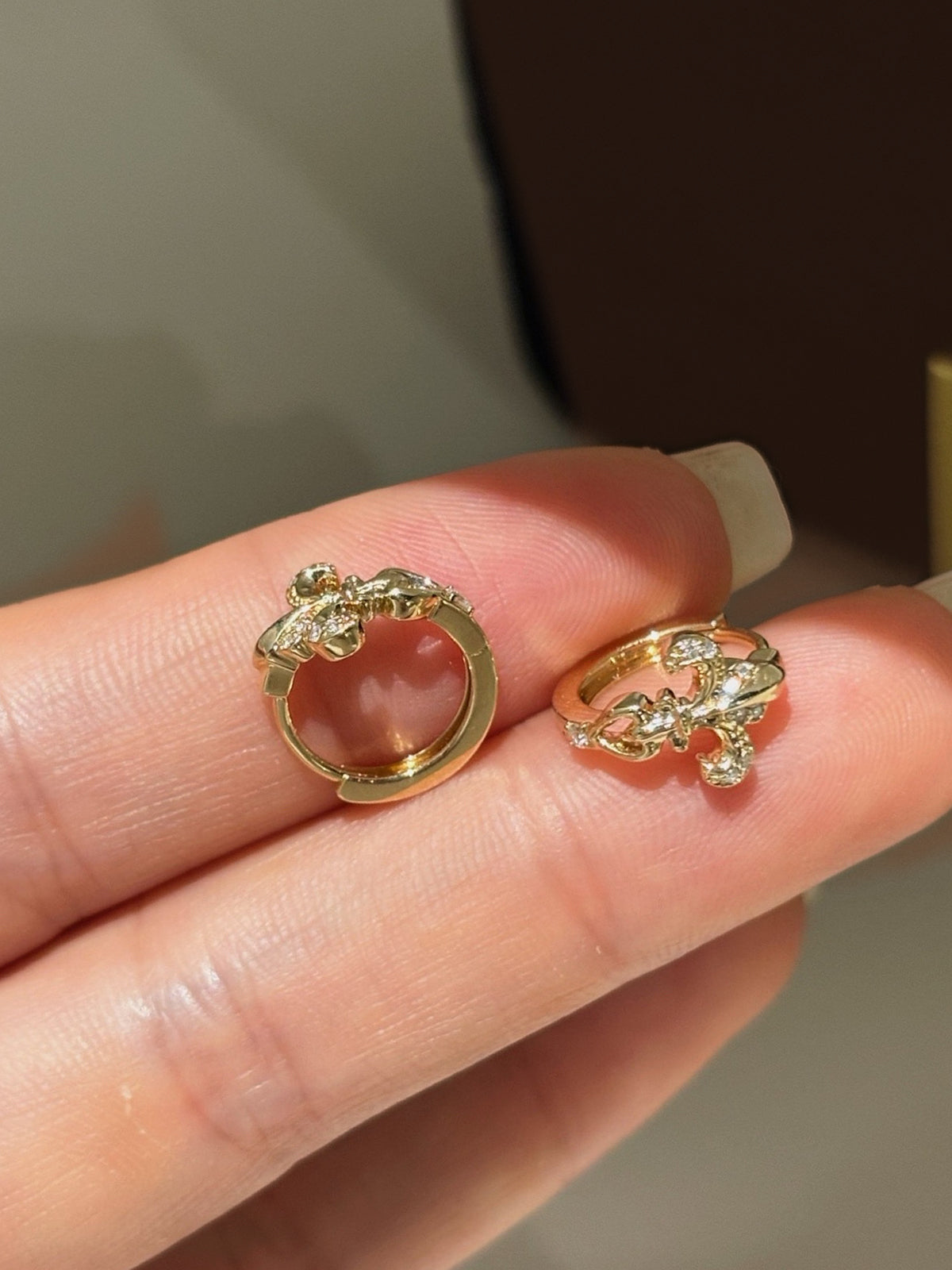 Fleur Micro Stud Earrings by MONICONIC