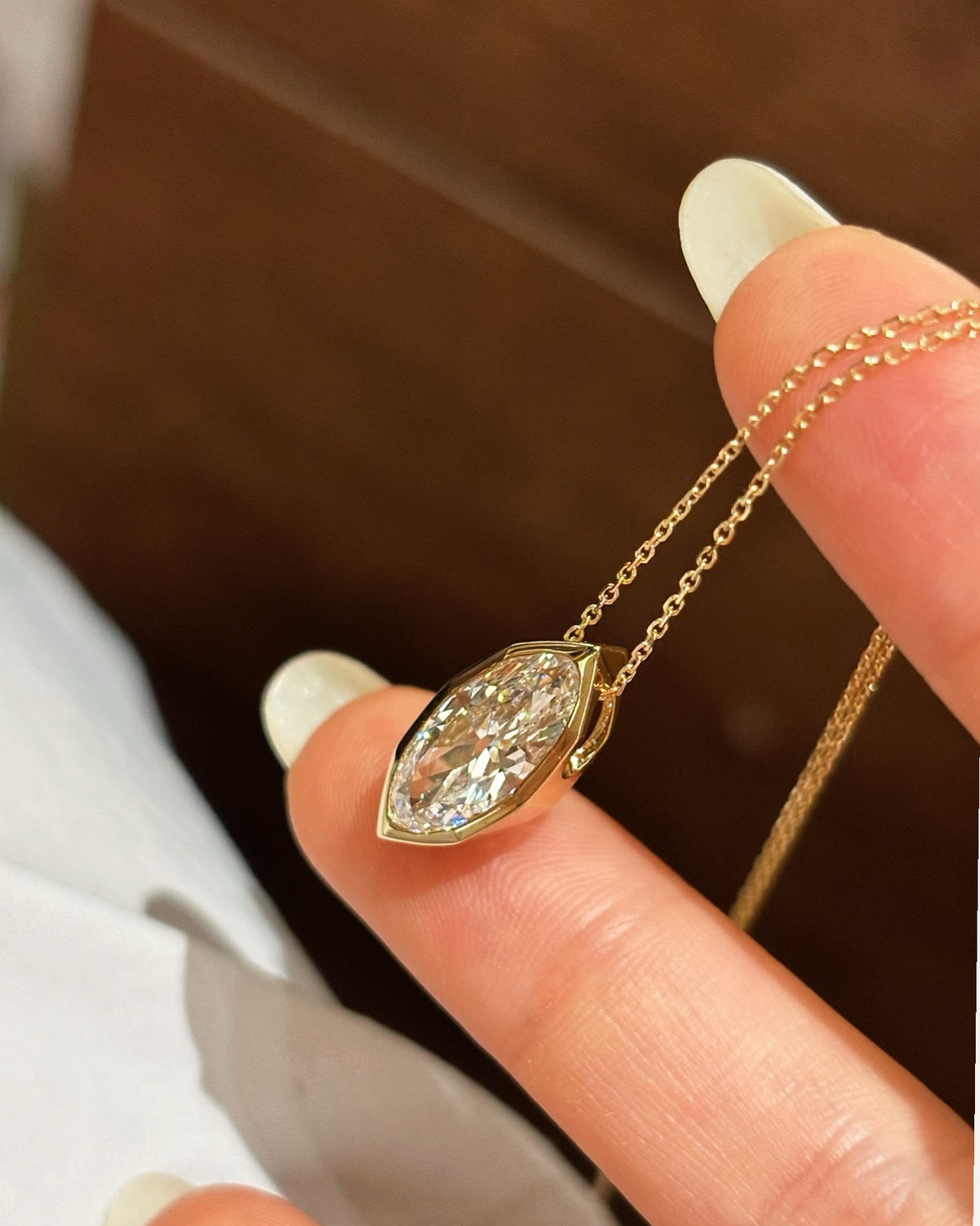 Aster Marquise Necklace by MONICONIC