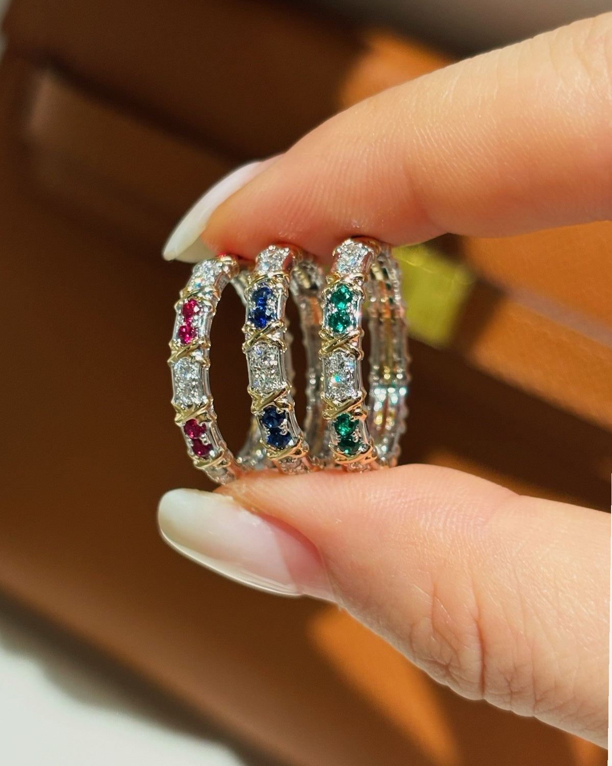Arc Link Eternity Ring by MONICONIC