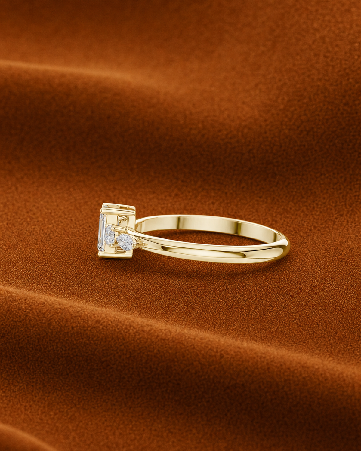 Emerald-Cut Five-Stone Ring by MONICONIC