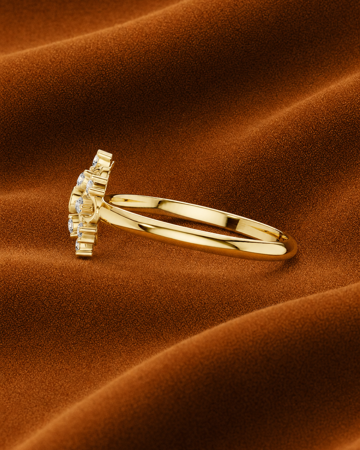 Petal Rosette Ring by MONICONIC