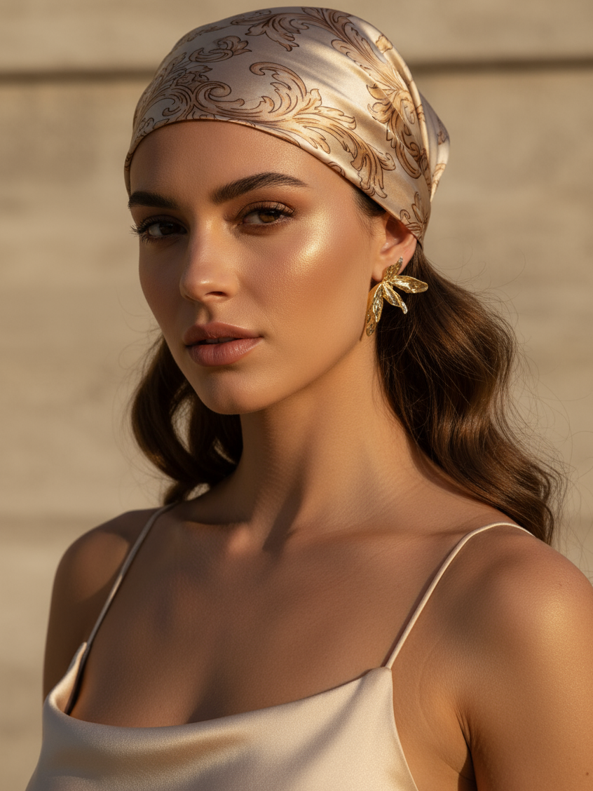Flora Curve Studs