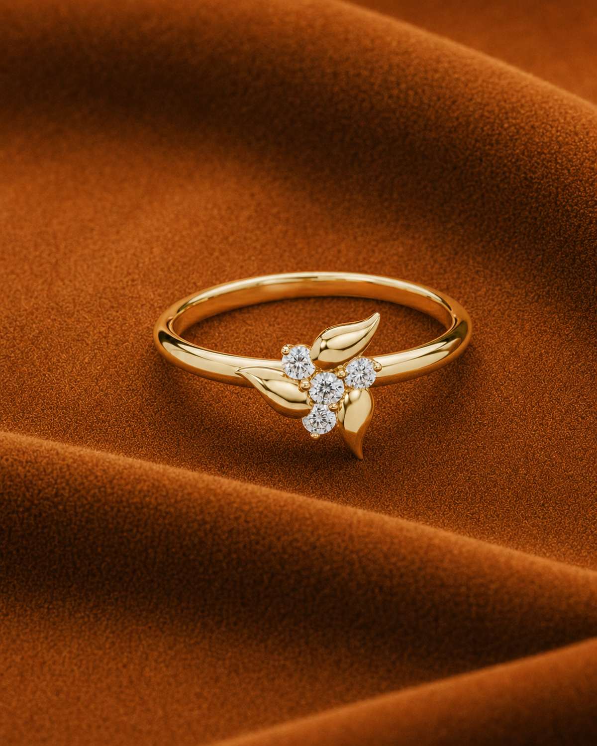 Petal Cluster Ring by MONICONIC