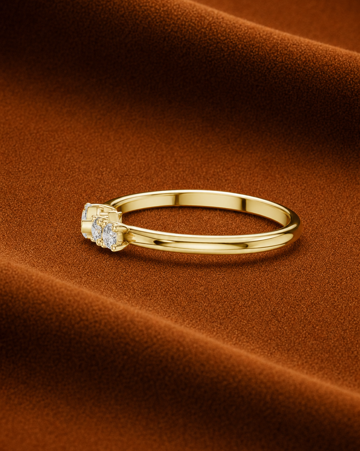 East West Marquise Five Stone Ring by MONICONIC