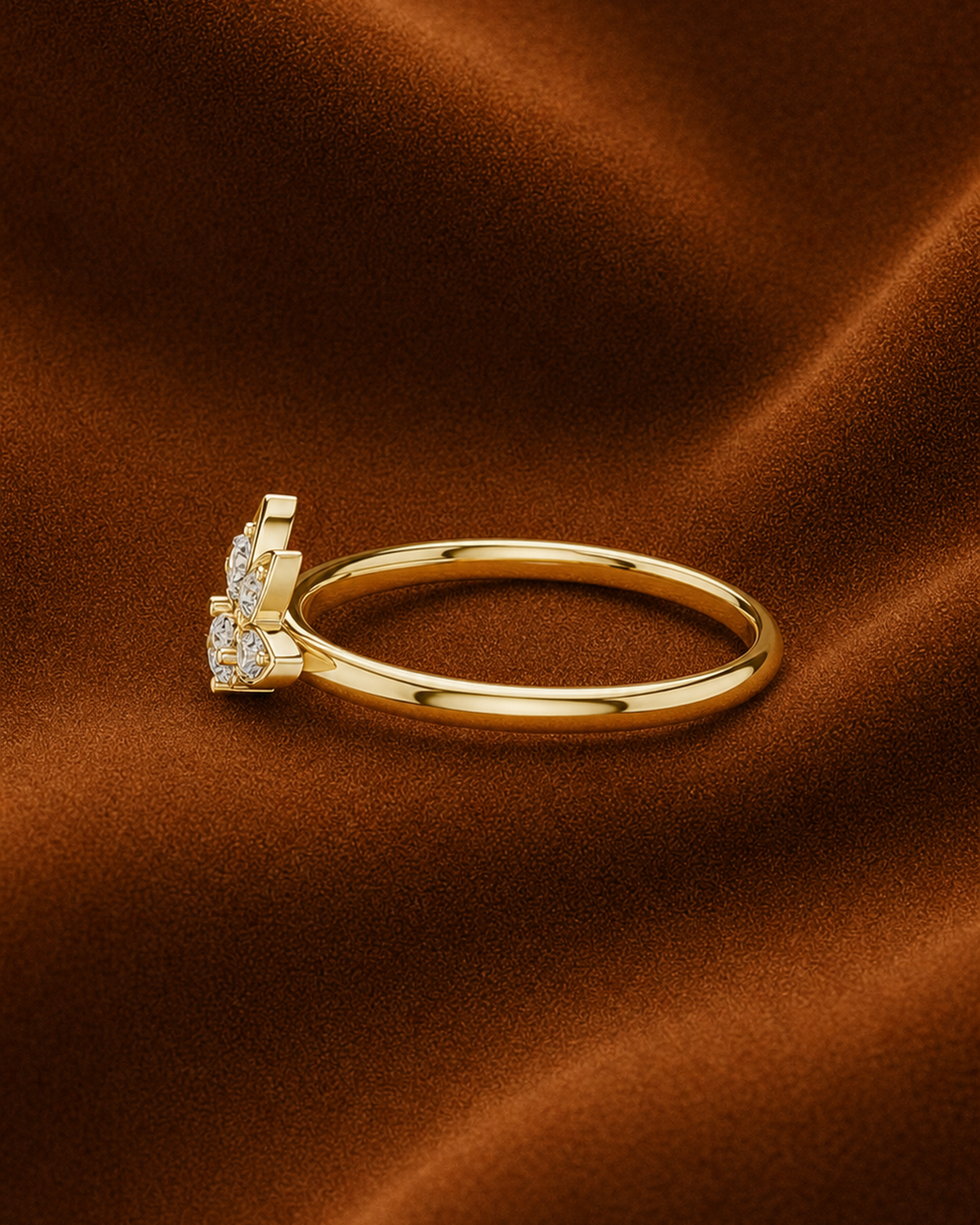 Lotus Petal Ring by MONICONIC