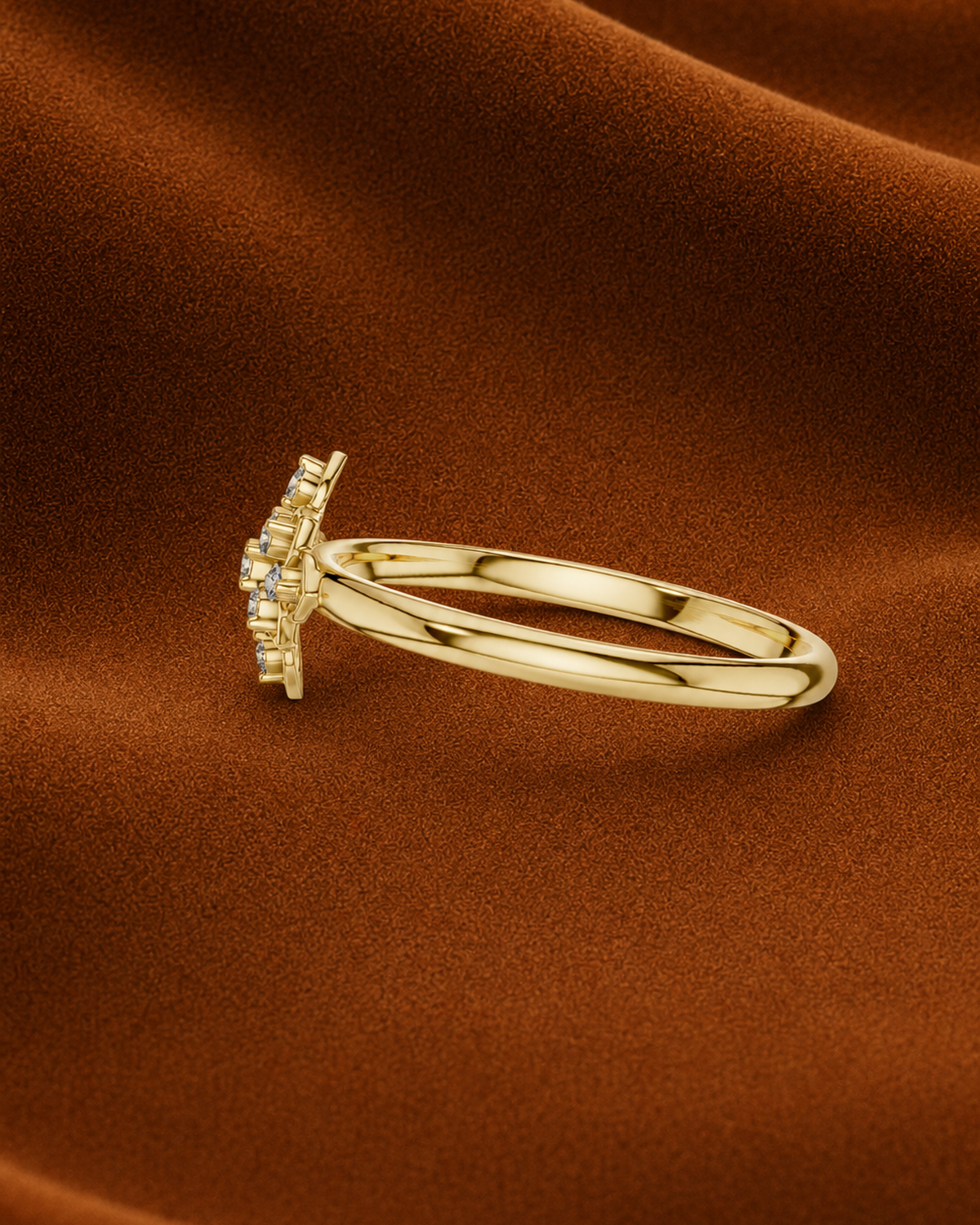 Quatrefoil Cluster Ring by MONICONIC