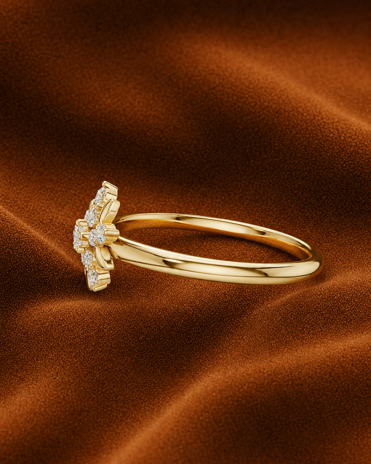Floral Starburst Ring by MONICONIC