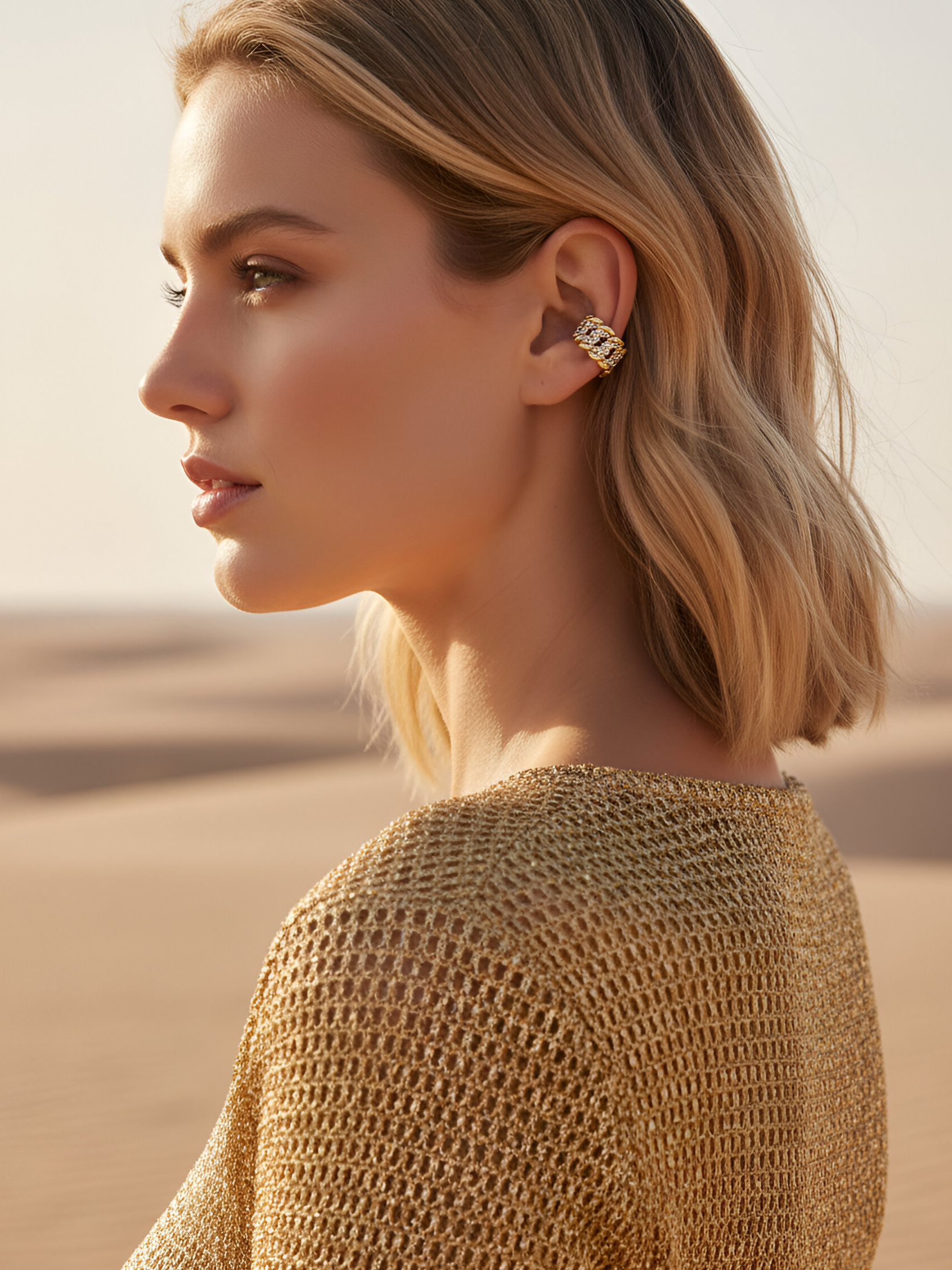 Seraphine Chain Ear Cuff