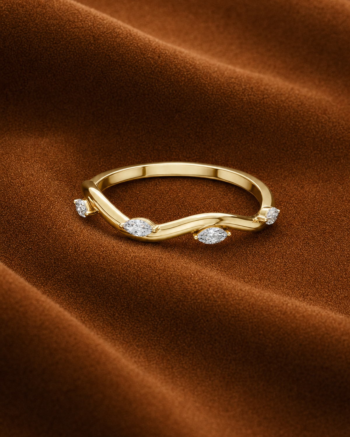 Marquise Wave Band by MONICONIC