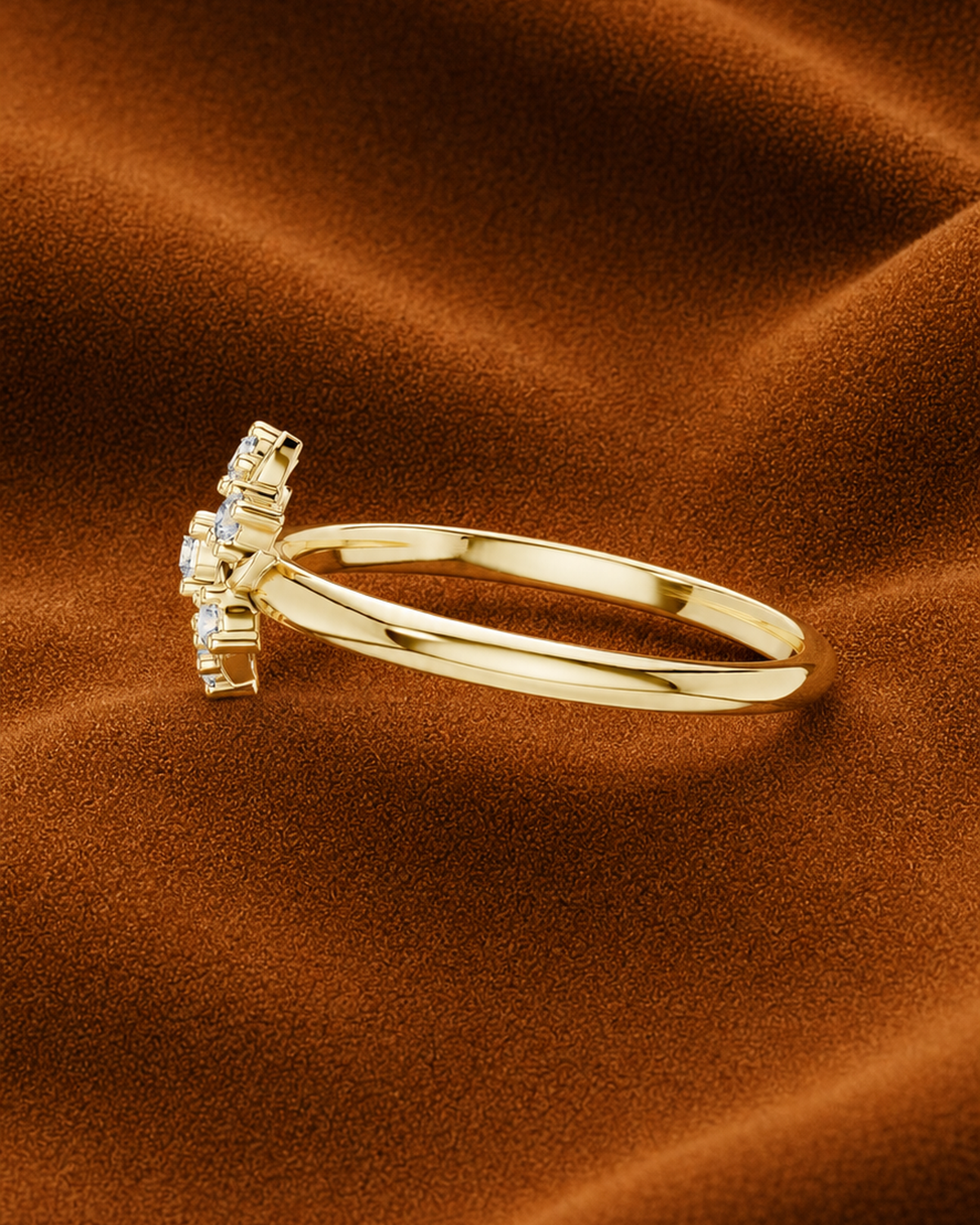 Sunburst Rosette Ring by MONICONIC
