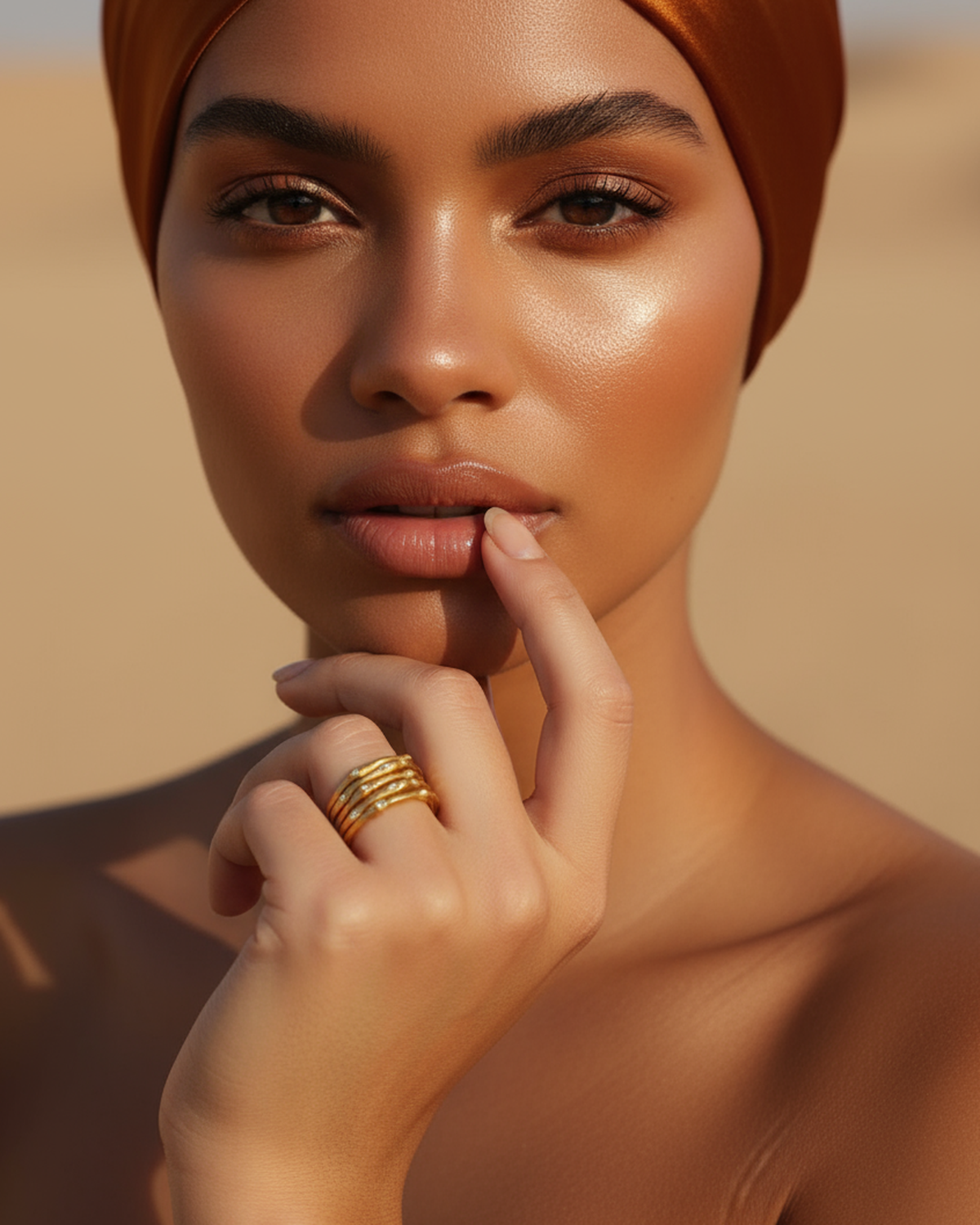 GOLDEN HOUR TIDE CREST RING