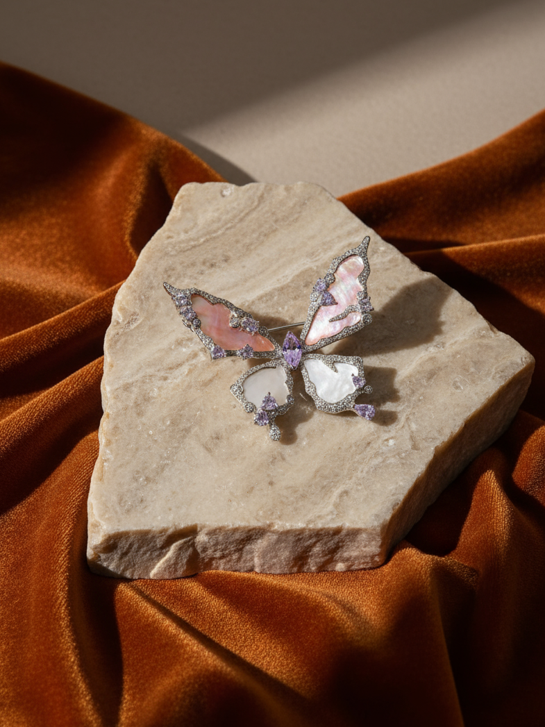 Butterfly Bloom Brooch