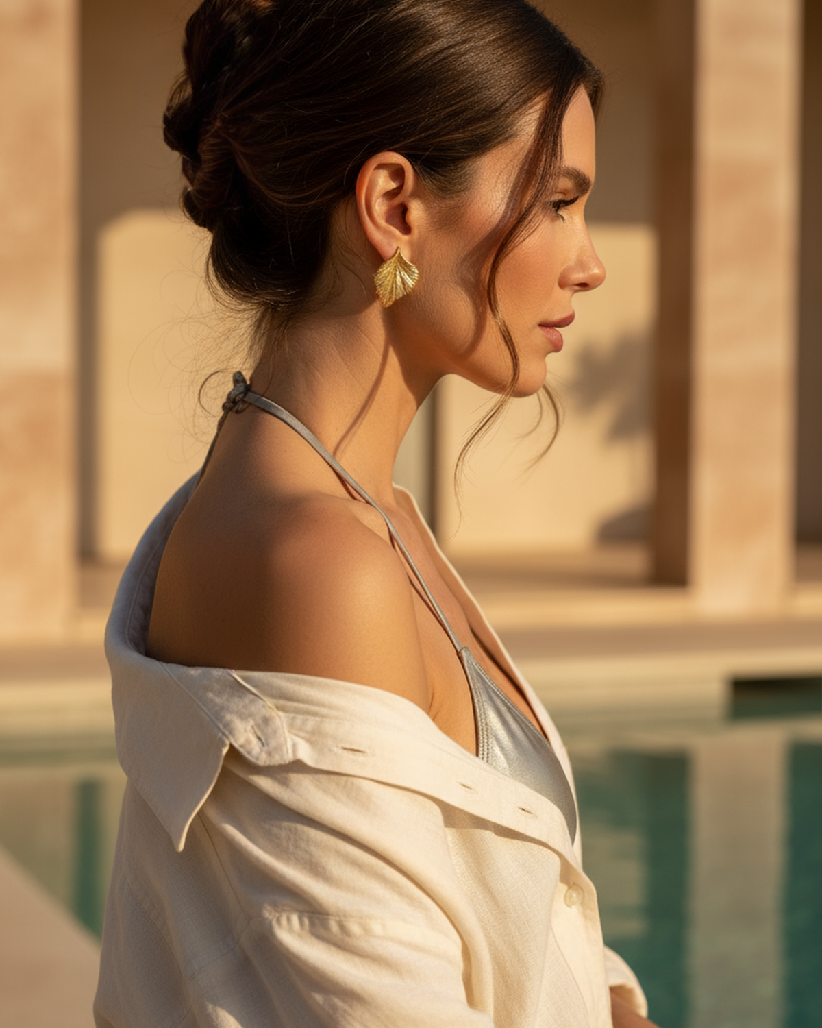 Fleur Edge Studs
