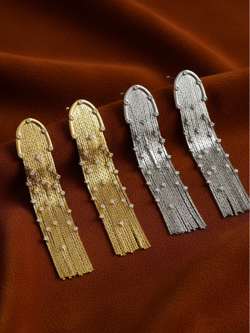 Celeste Drape Earrings