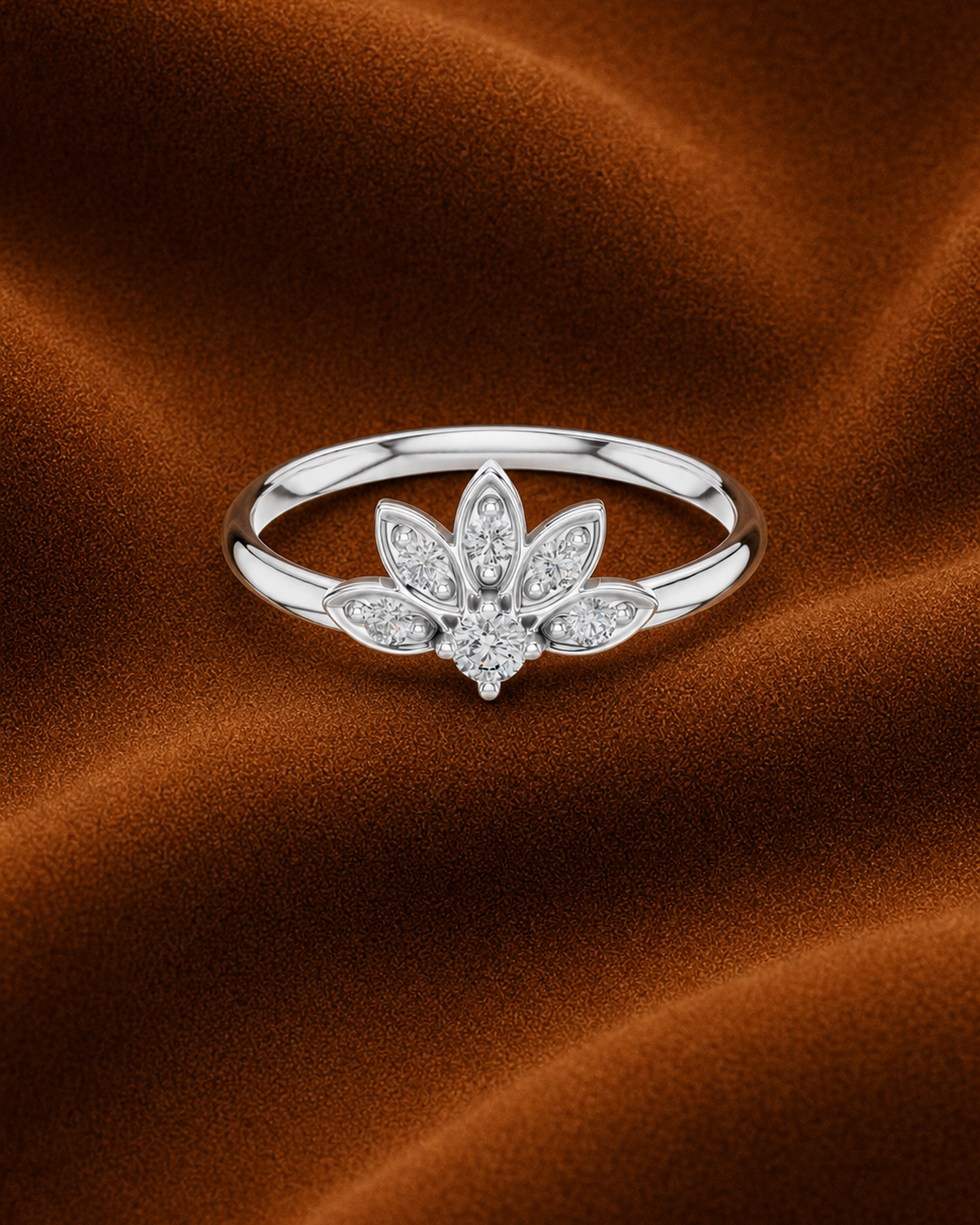 Lotus Petal Ring by MONICONIC