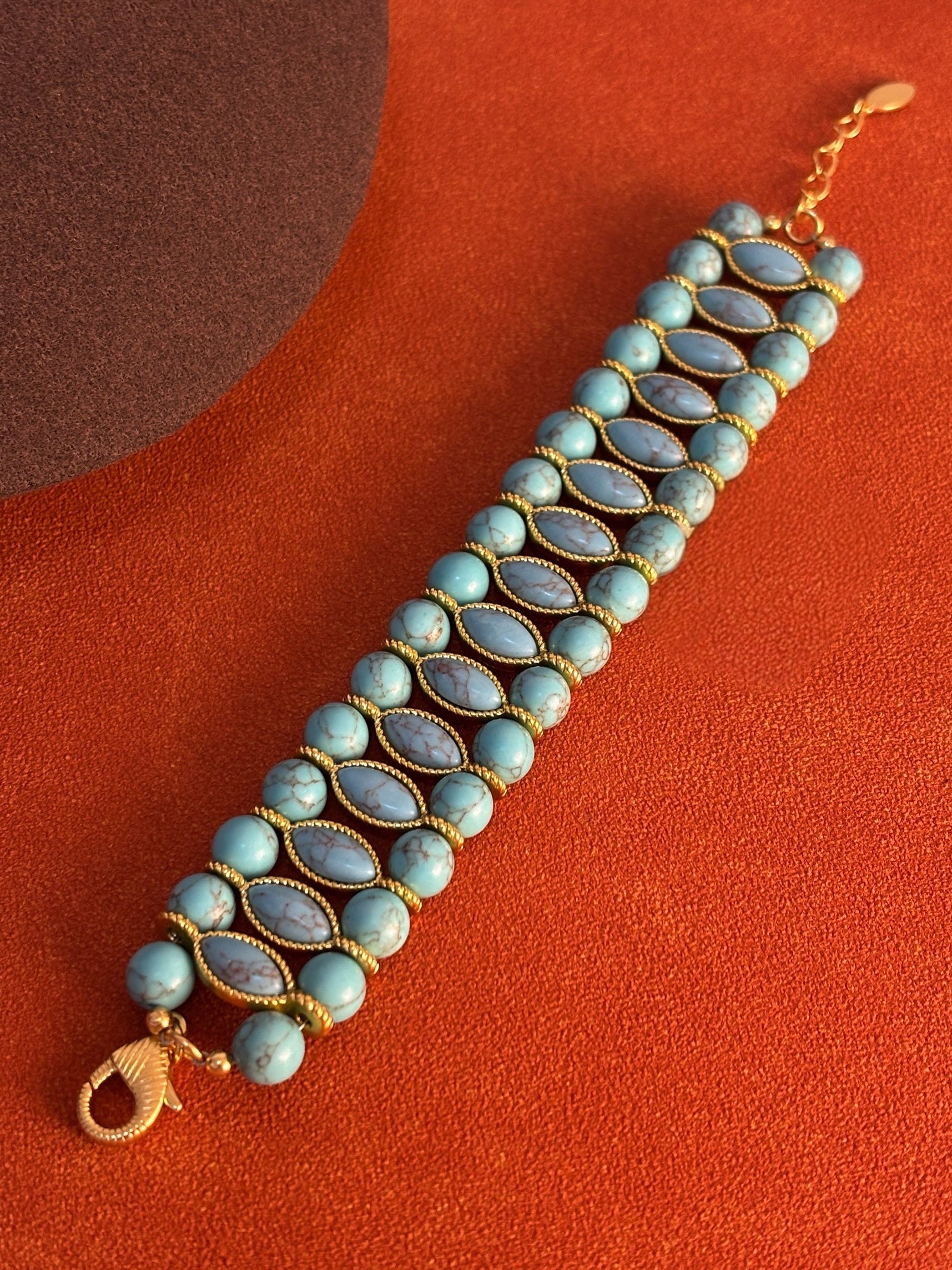 Turquoise Marquise Bracelet