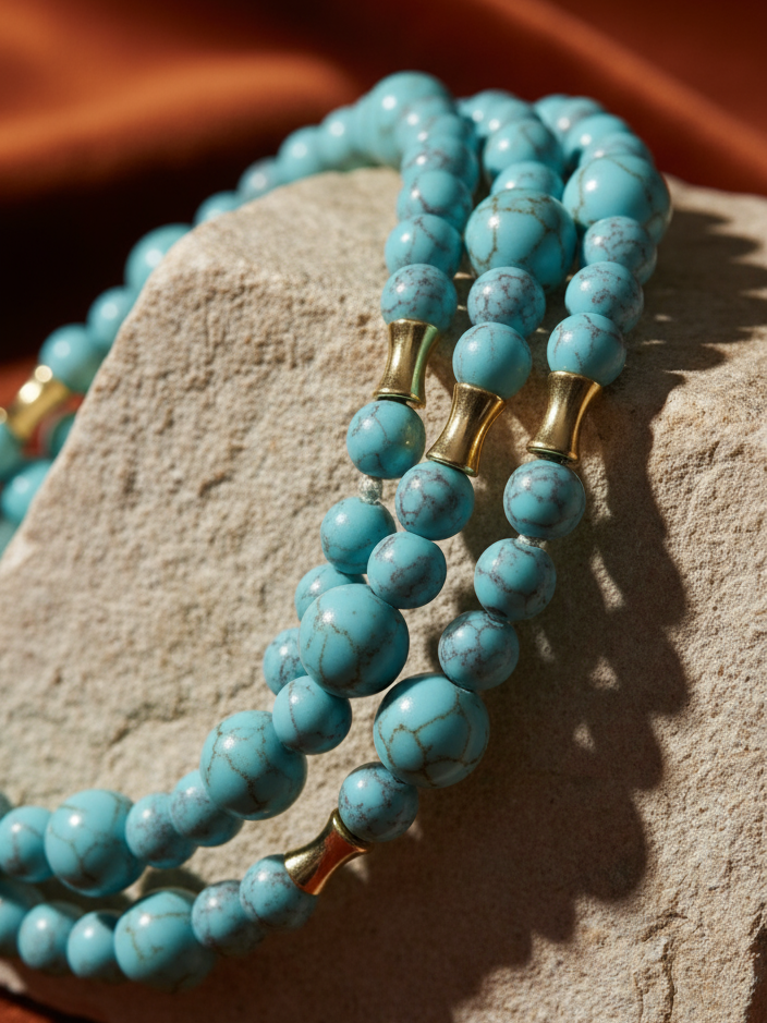 Turquoise Strand Necklace