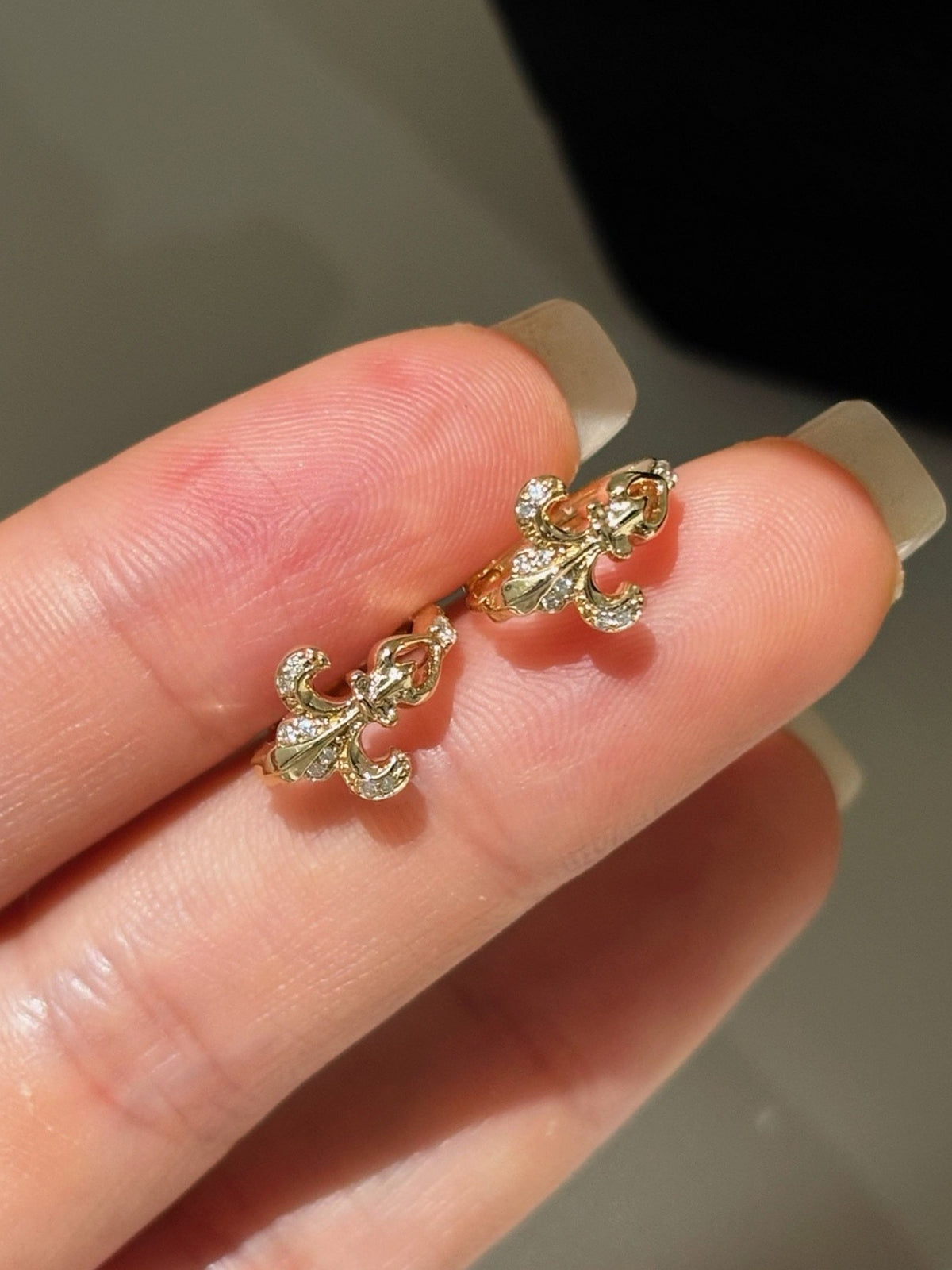 Fleur Micro Stud Earrings by MONICONIC
