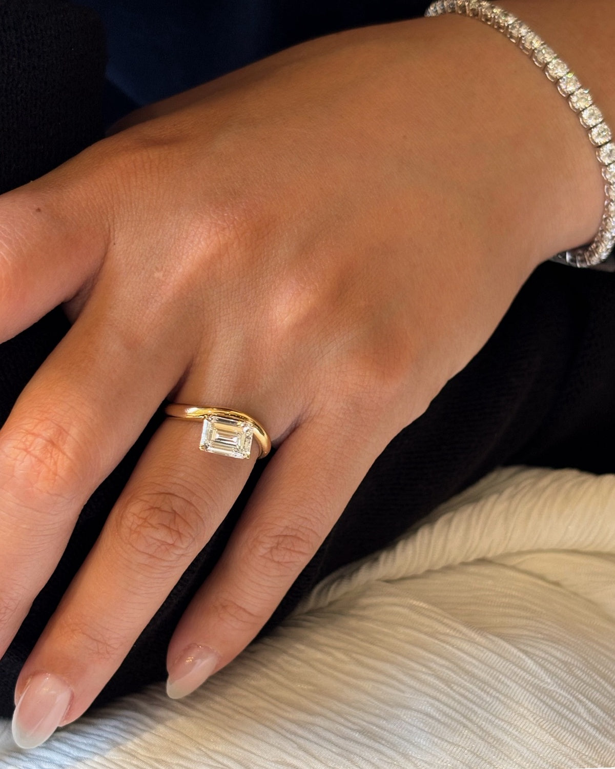 Aurelia Emerald Ring by MONICONIC