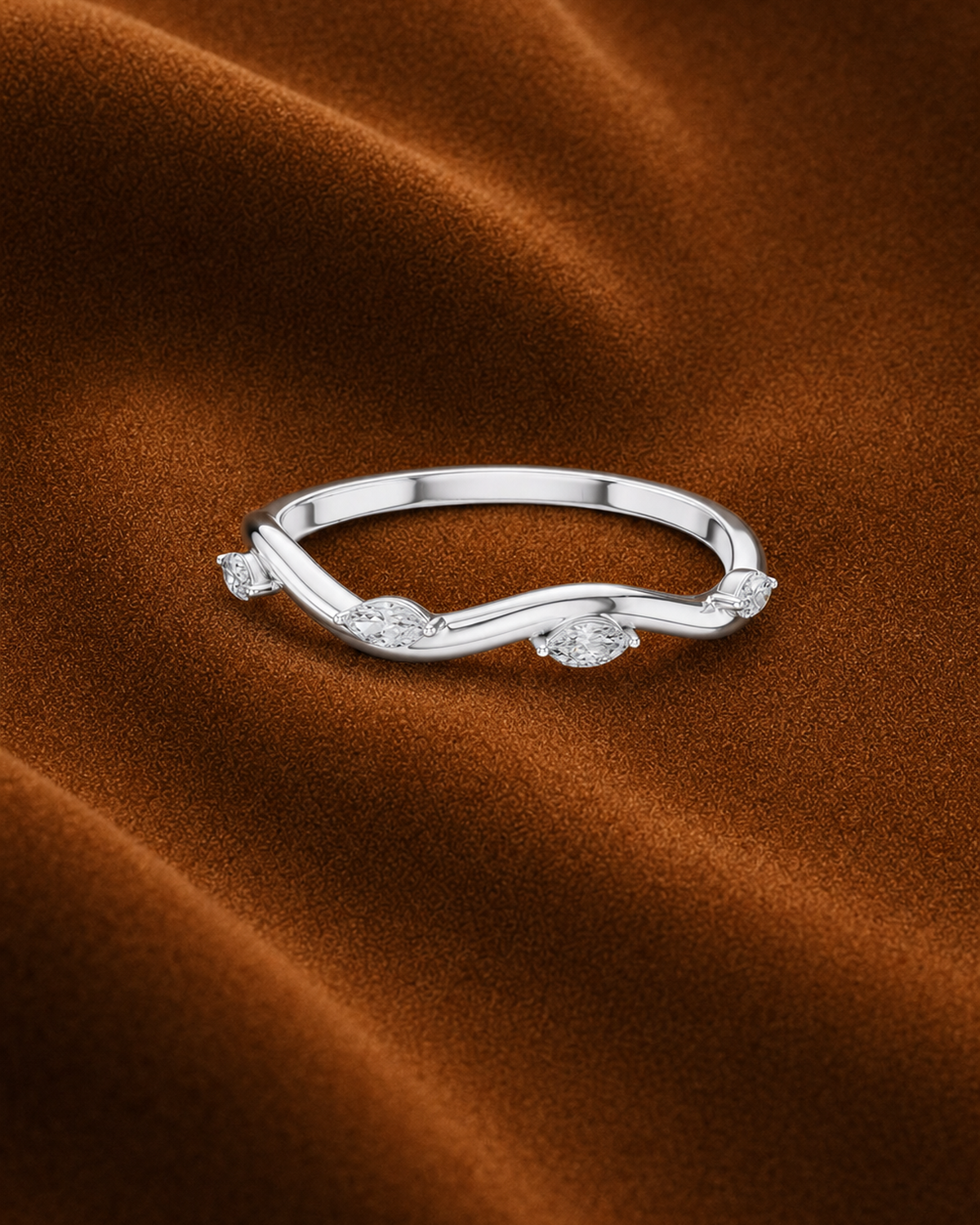 Marquise Wave Band by MONICONIC