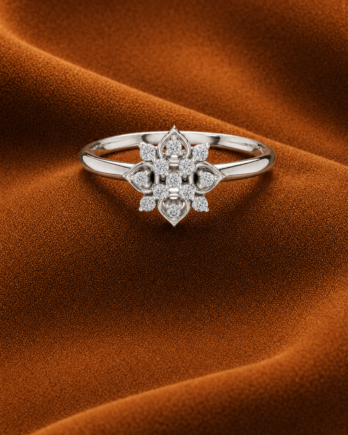Quatrefoil Cluster Ring by MONICONIC